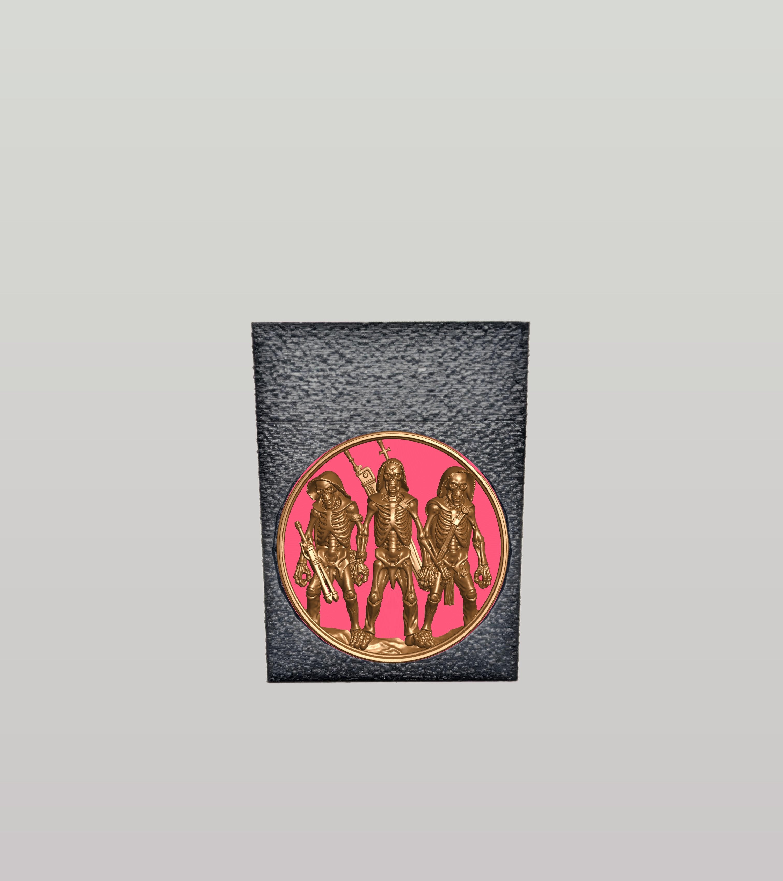 Skeleton Army Card Box — Black