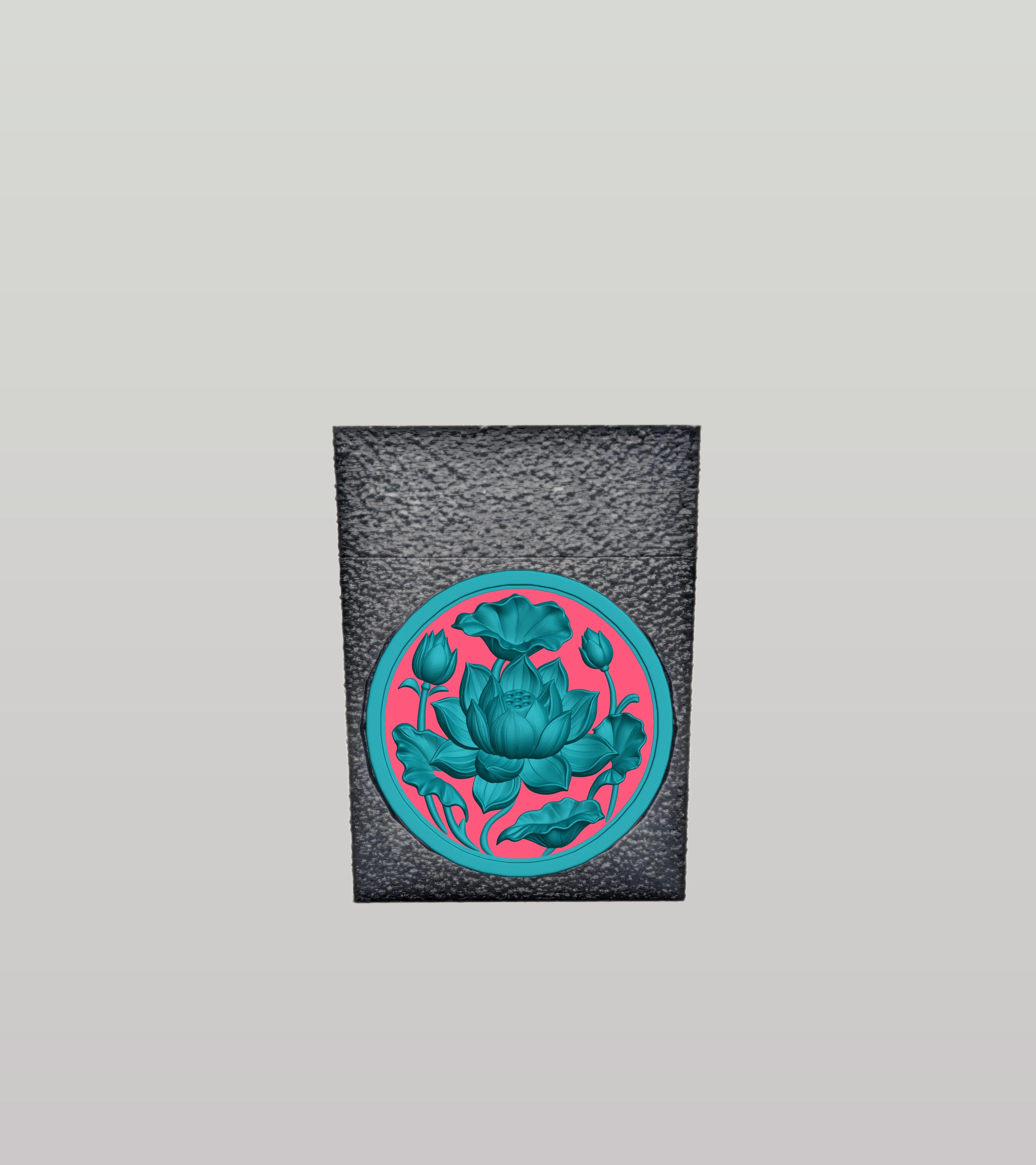 Lotus Card Box — Black