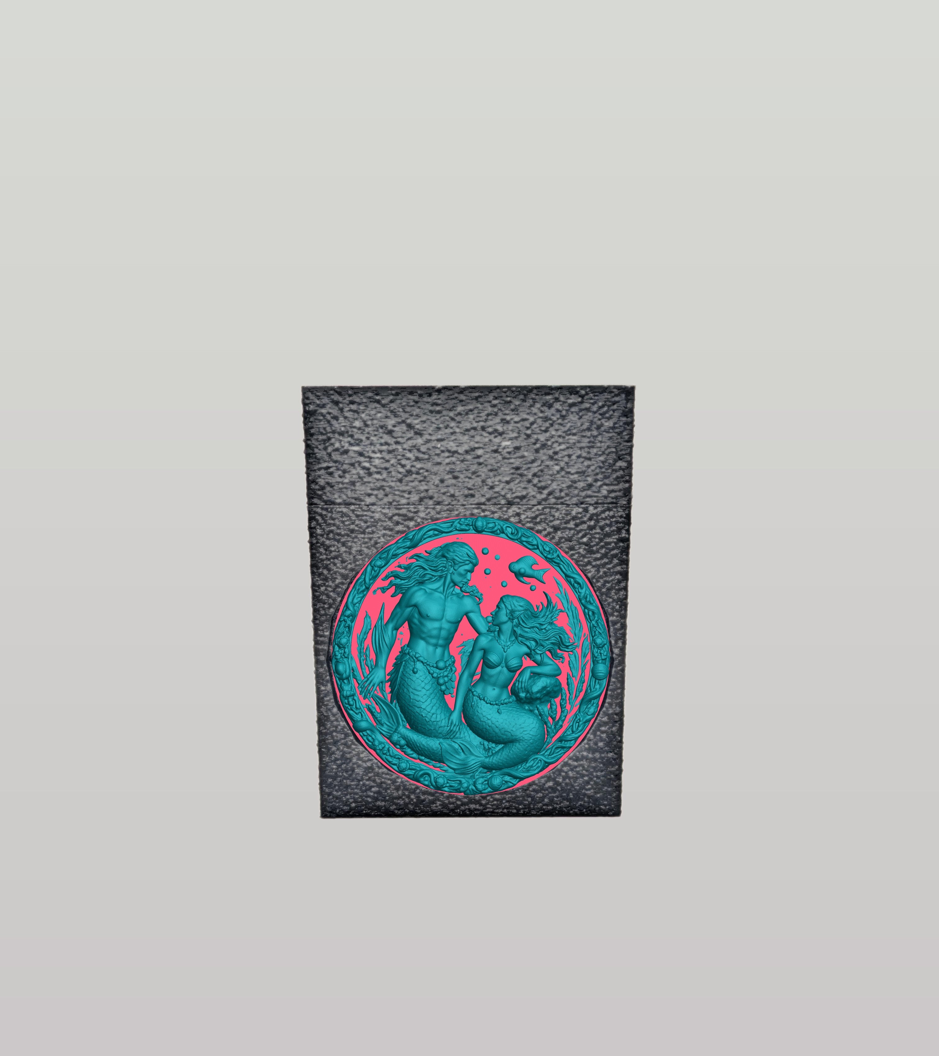 Merfolk Card Box — Black