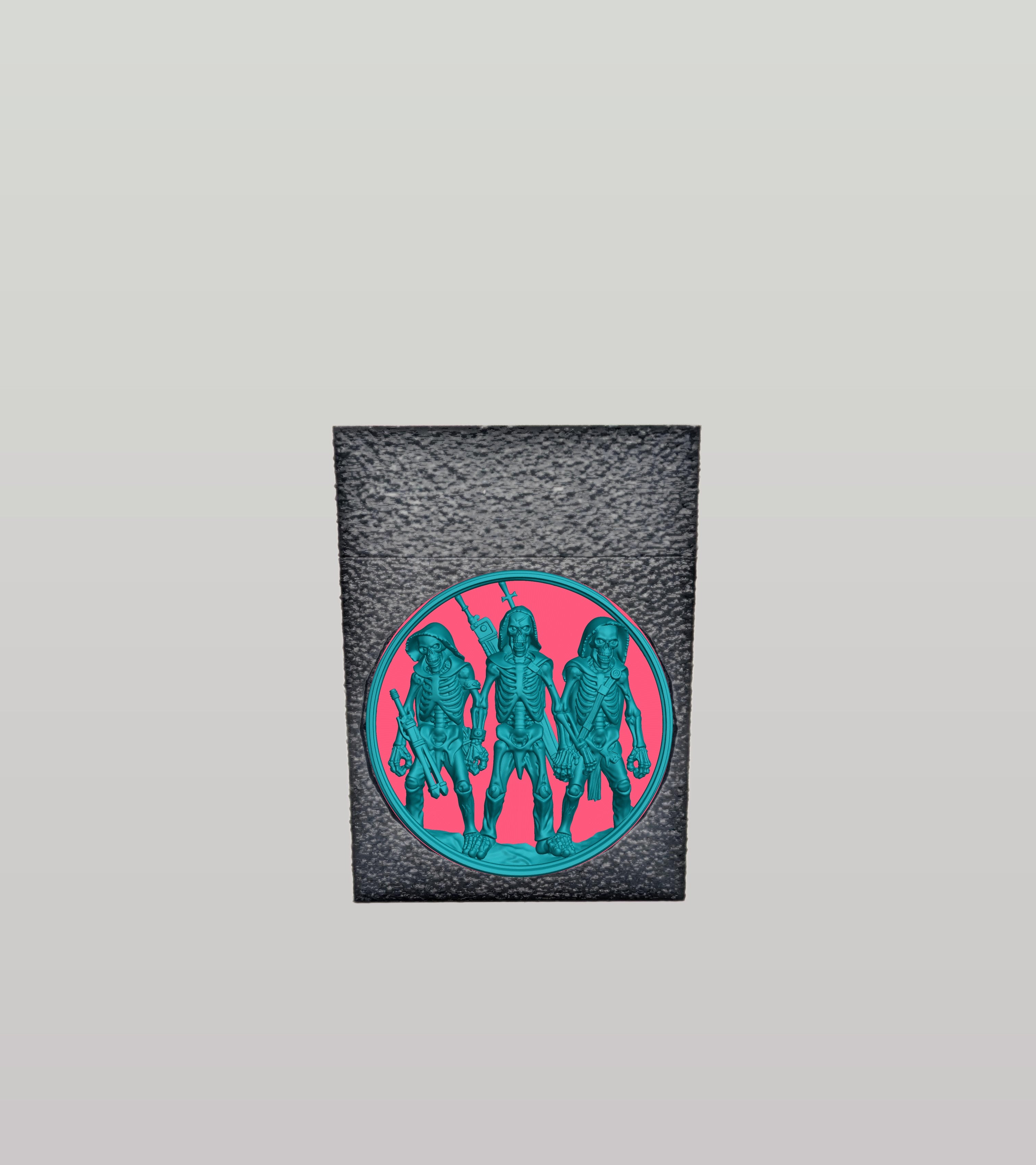 Skeleton Army Card Box — Black
