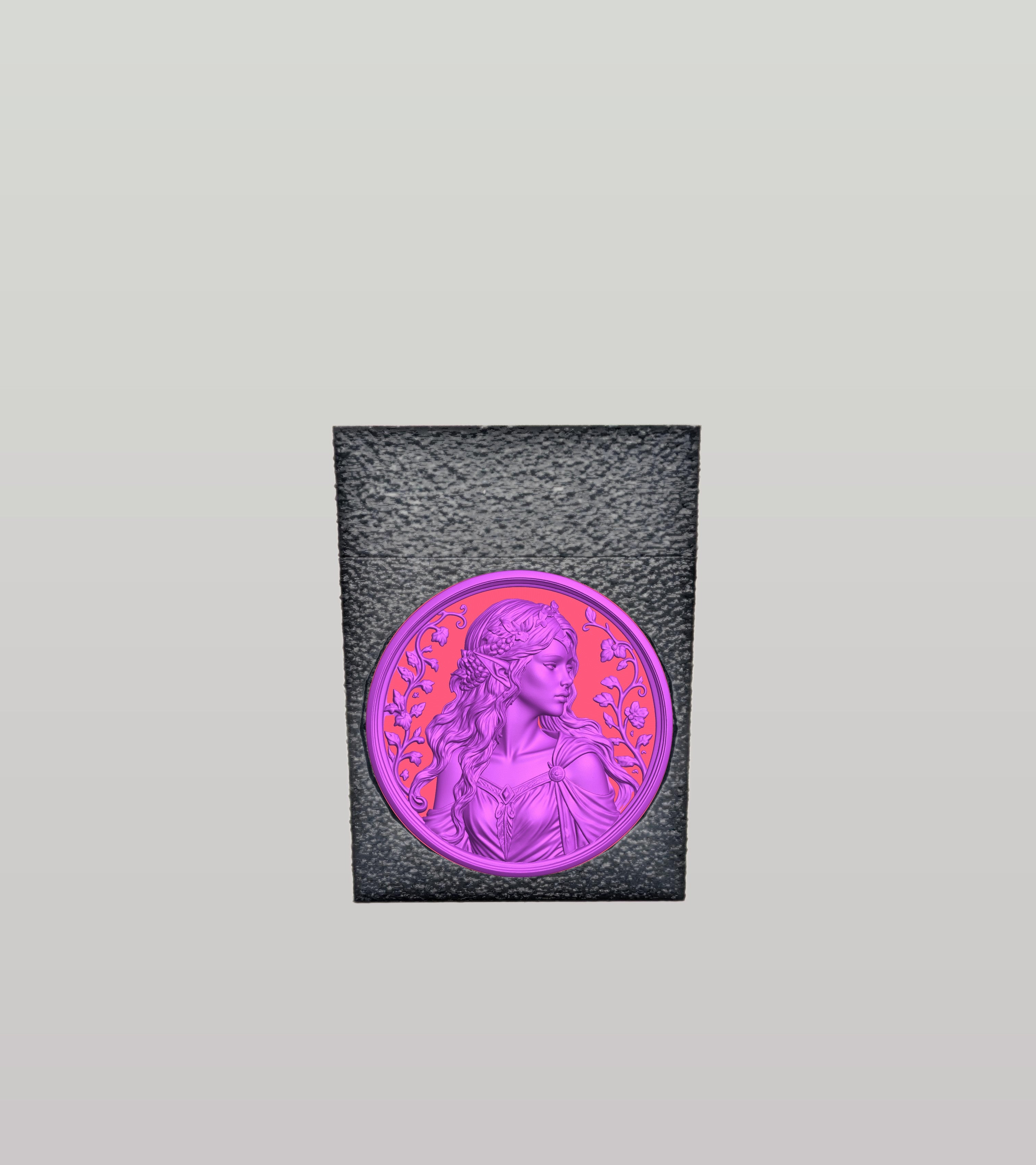 Elf Maiden Card Box — Black