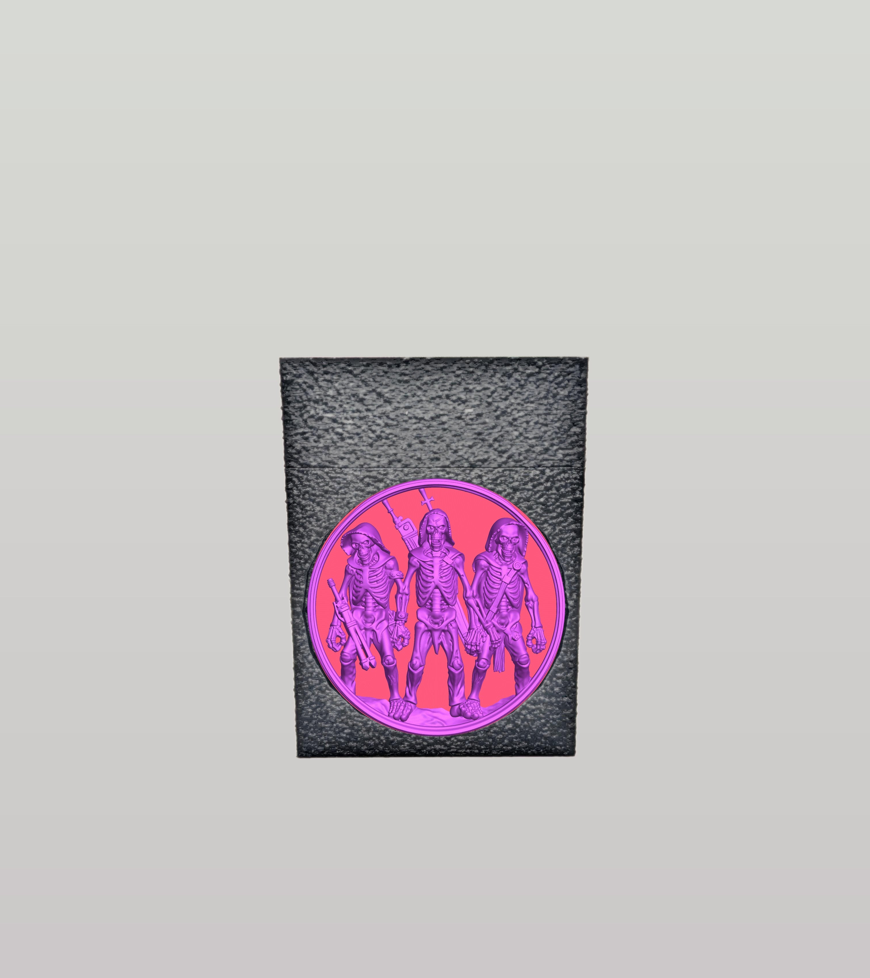 Skeleton Army Card Box — Black