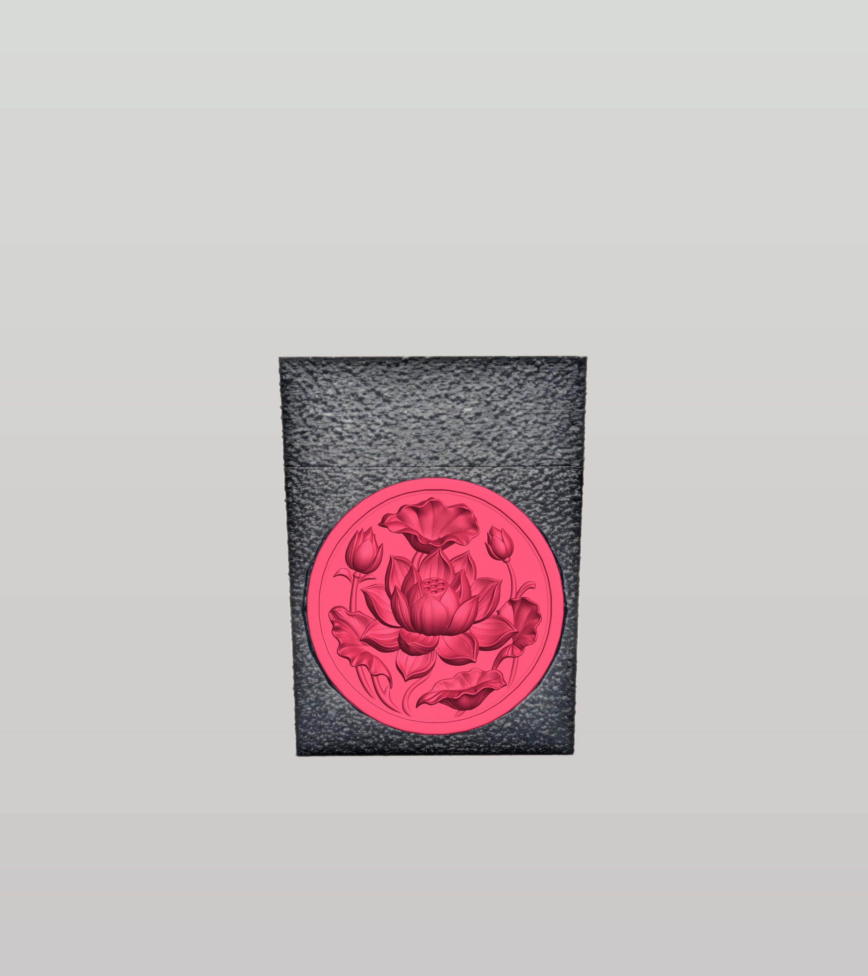 Lotus Card Box — Black
