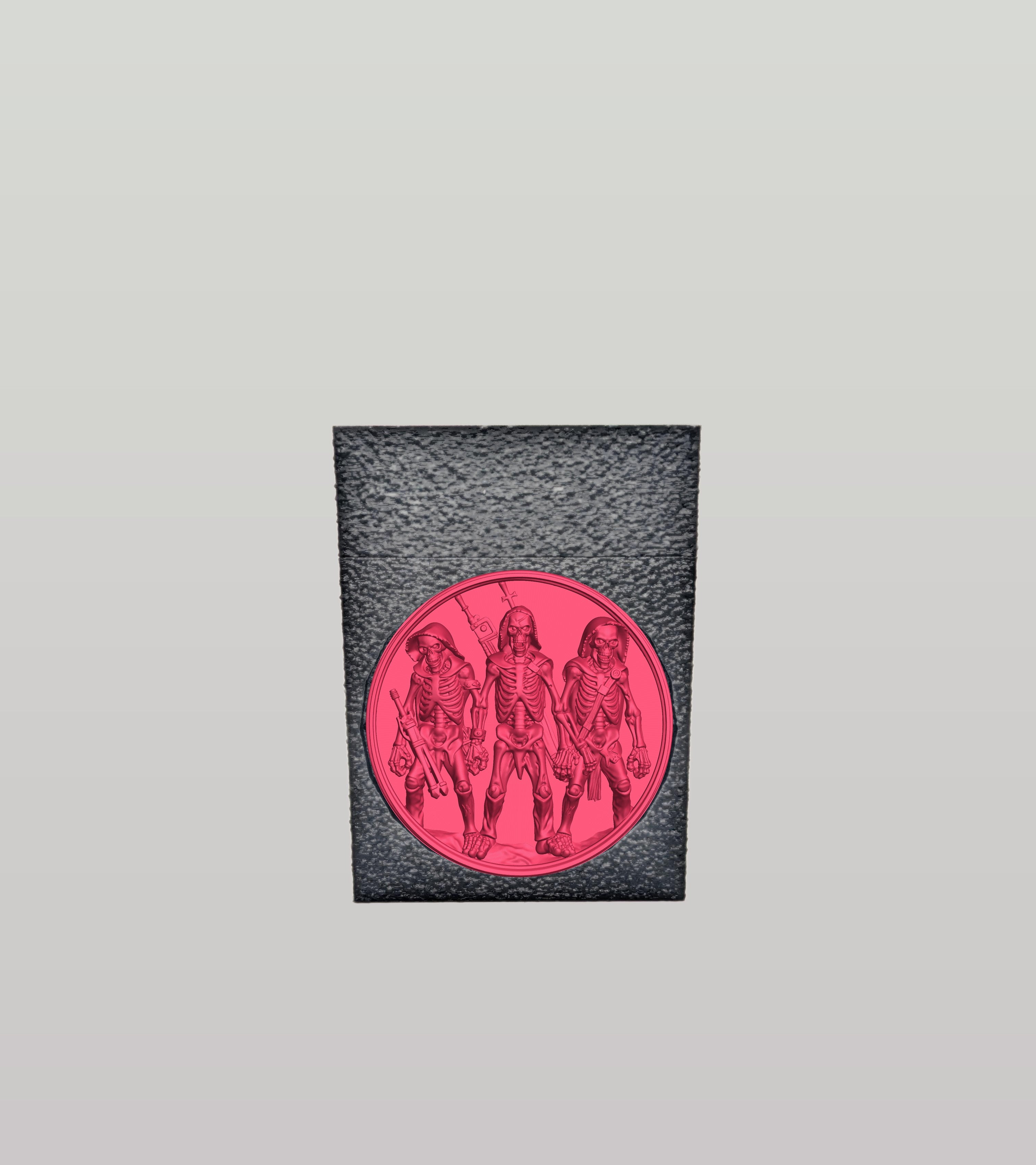 Skeleton Army Card Box — Black