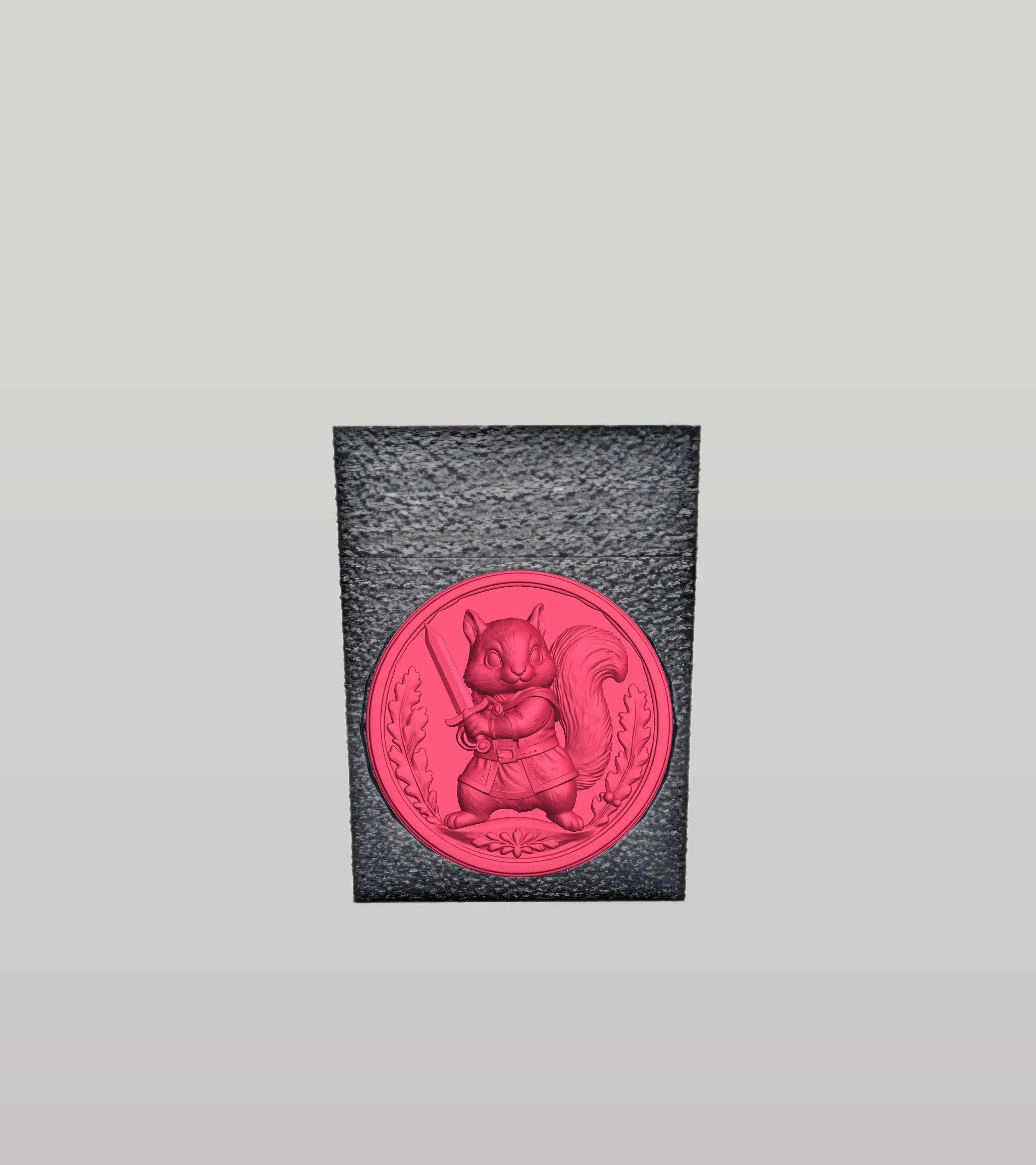 Squirrel Card Box — Black