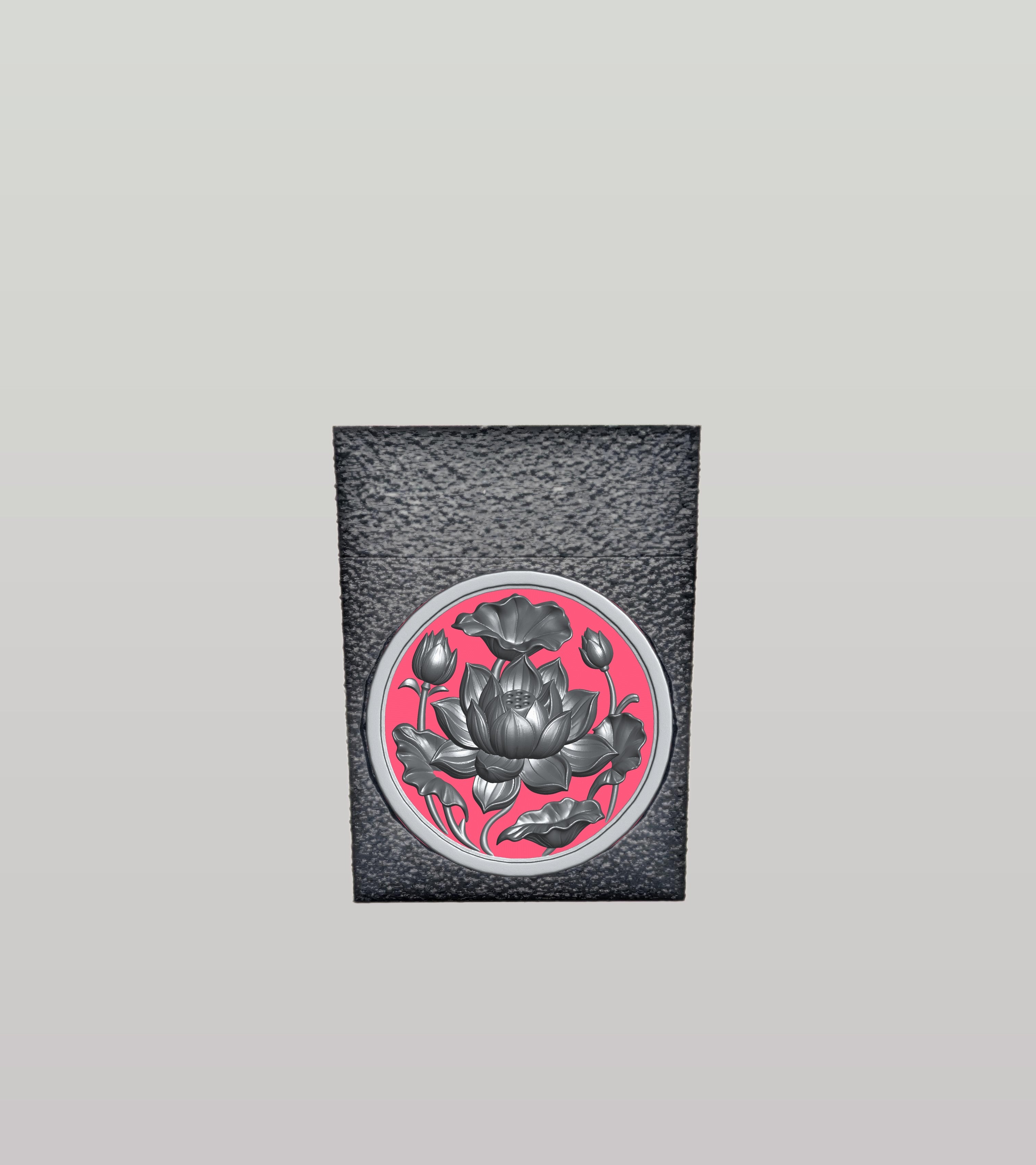 Lotus Card Box — Black