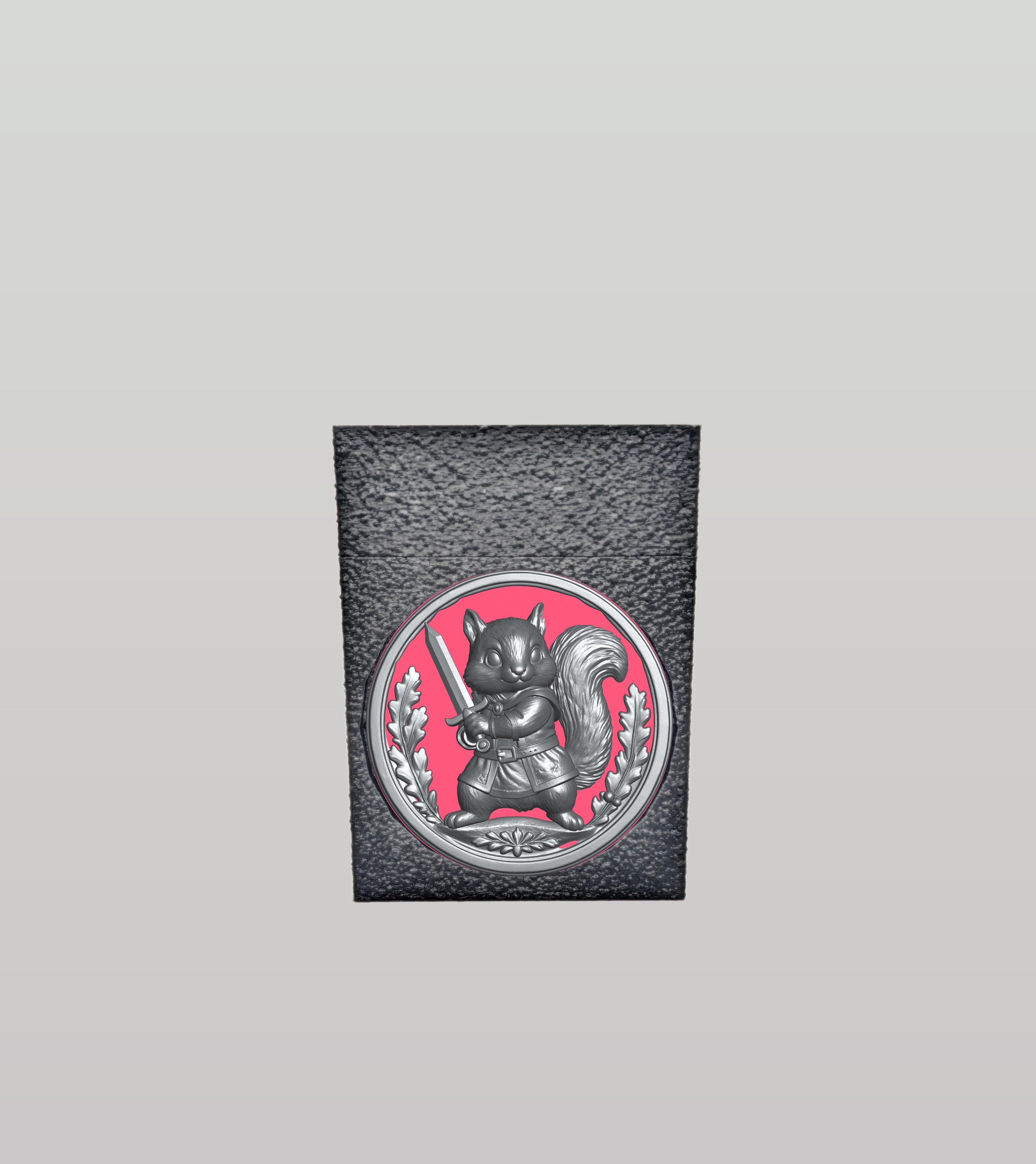 Squirrel Card Box — Black