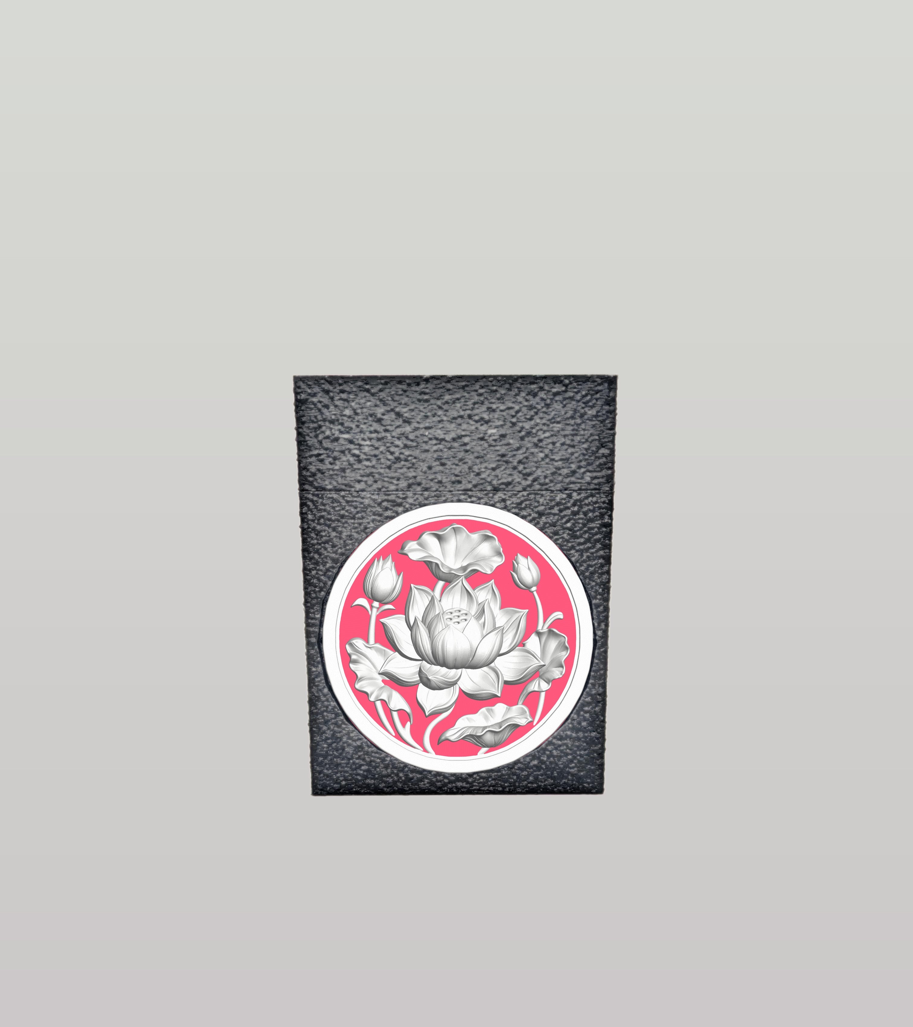 Lotus Card Box — Black