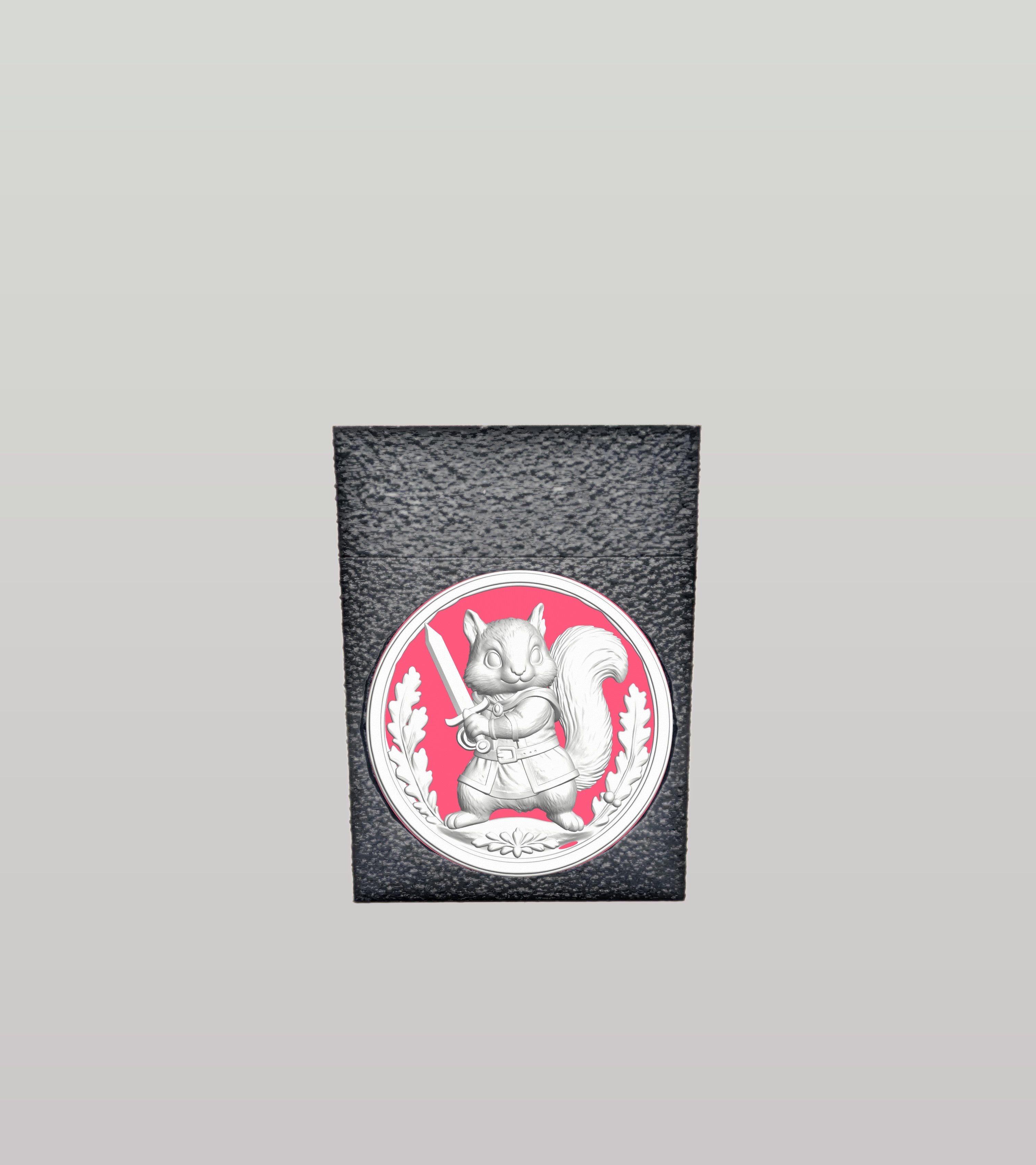 Squirrel Card Box — Black