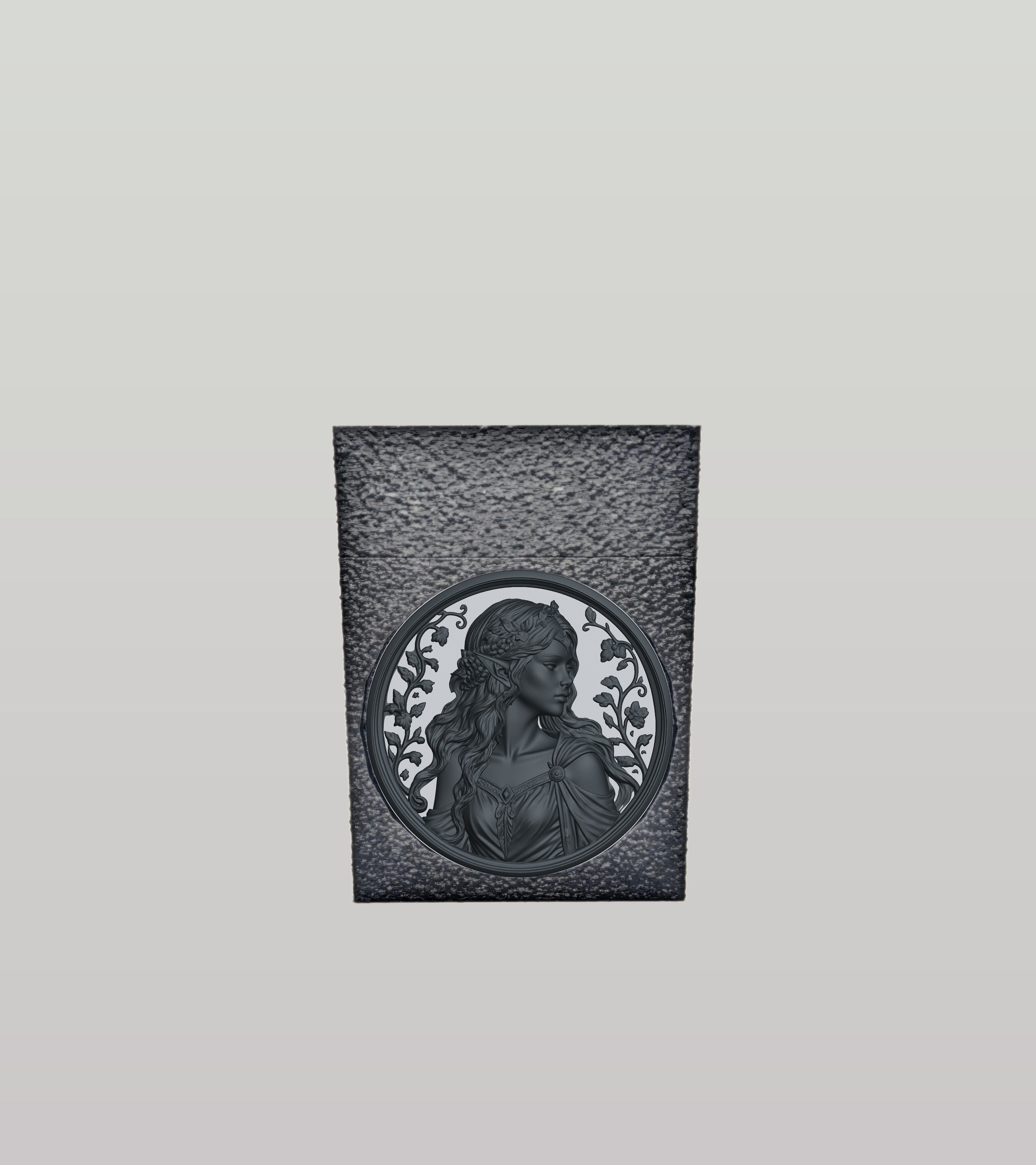 Elf Maiden Card Box — Black