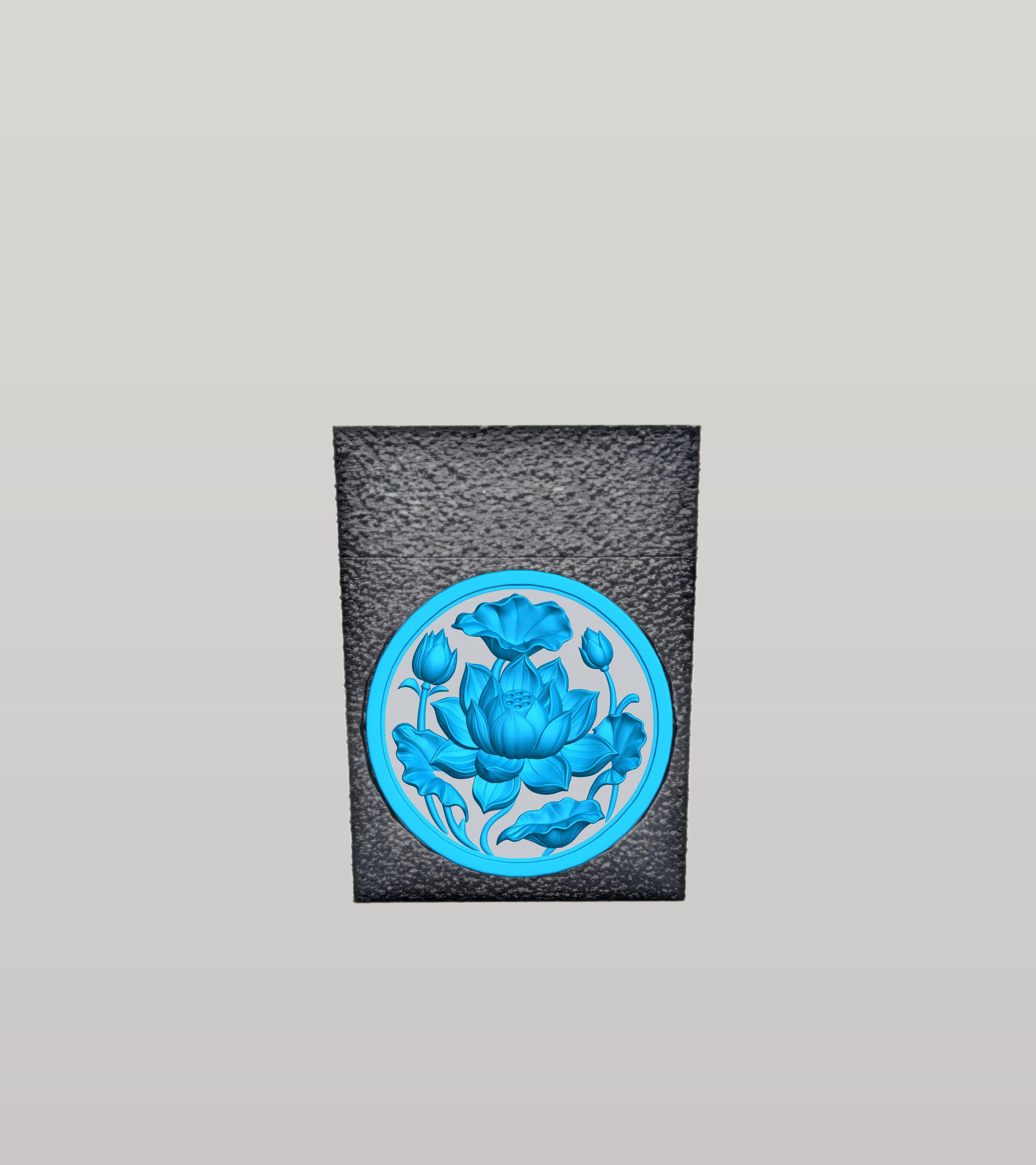 Lotus Card Box — Black