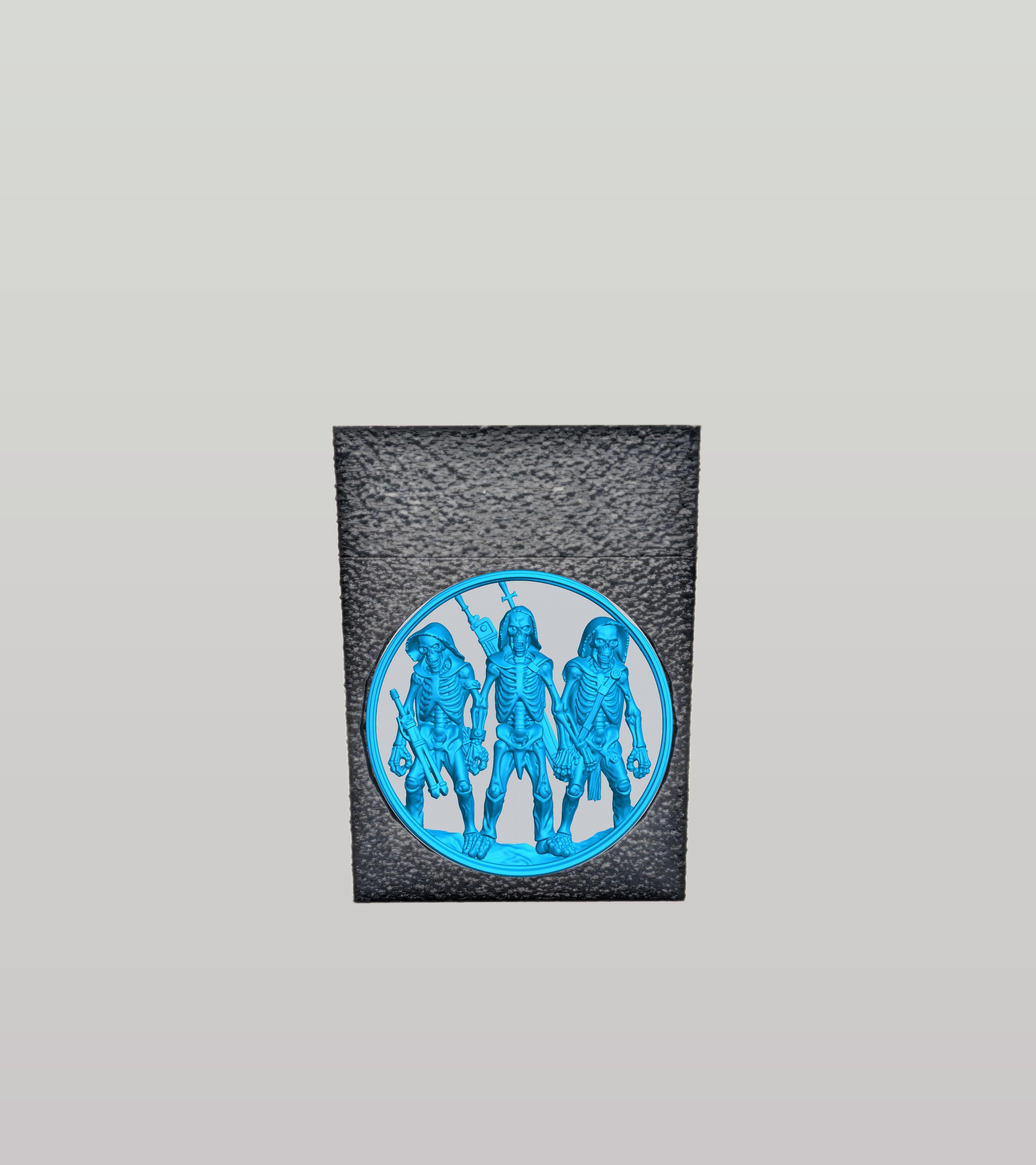 Skeleton Army Card Box — Black