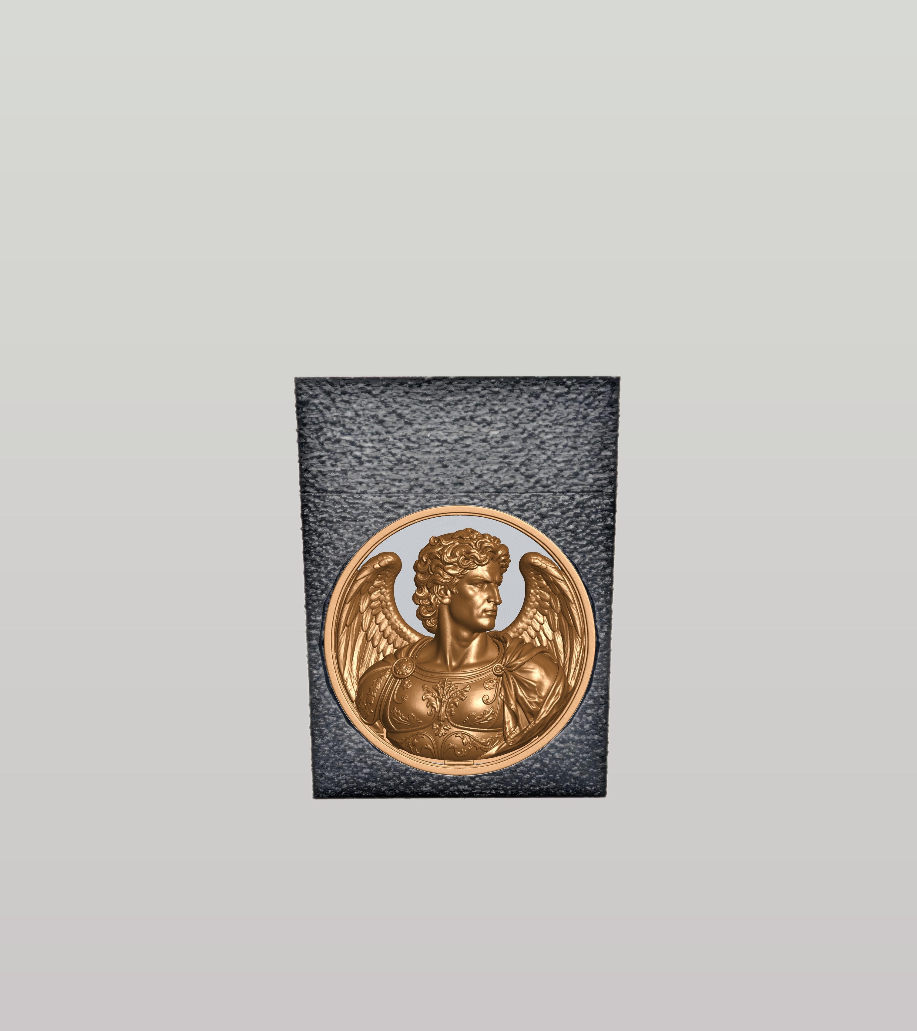Angel Card Box — Black