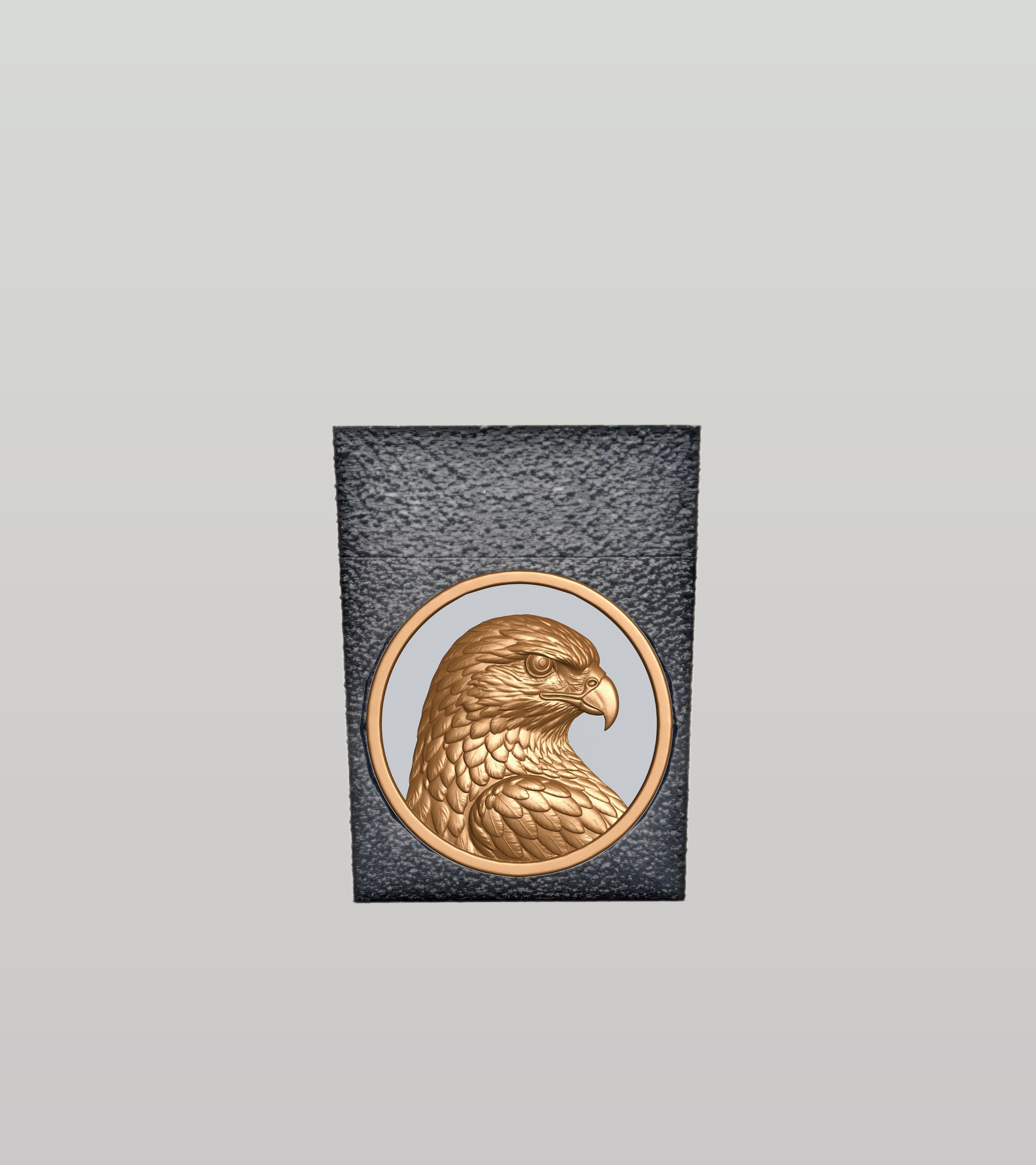 Eagle Card Box — Black