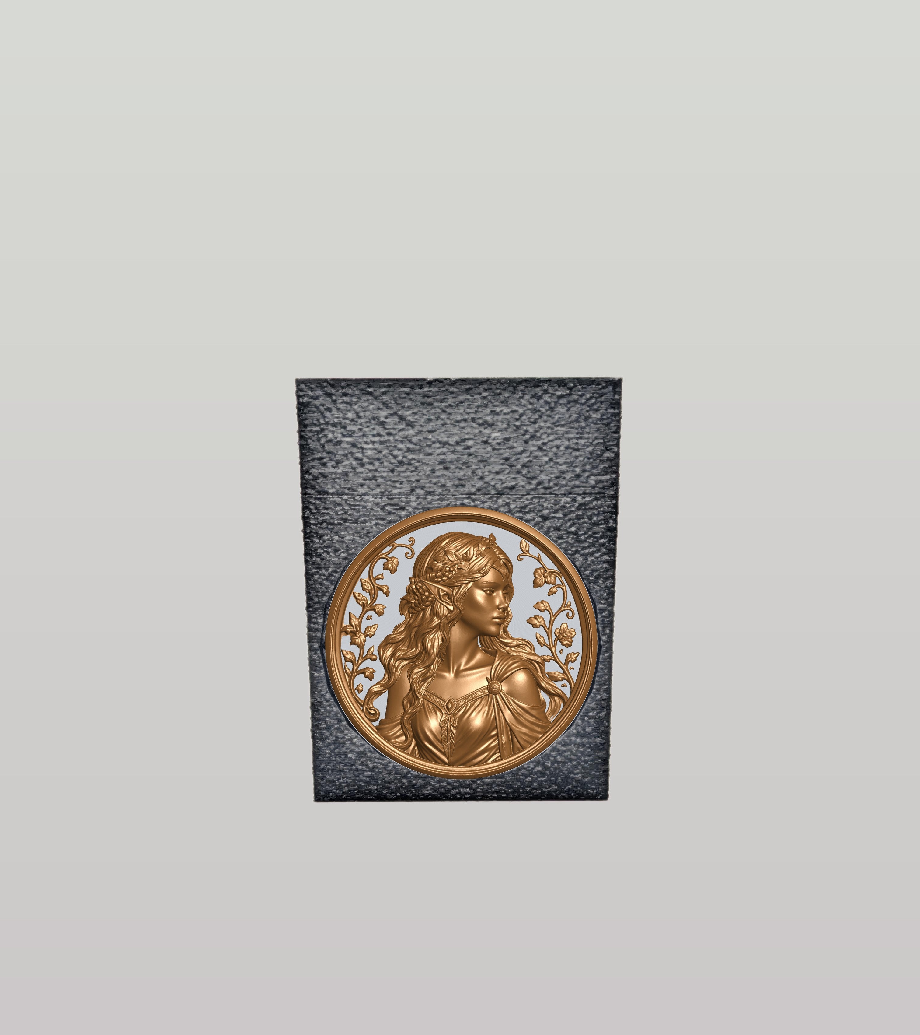 Elf Maiden Card Box — Black