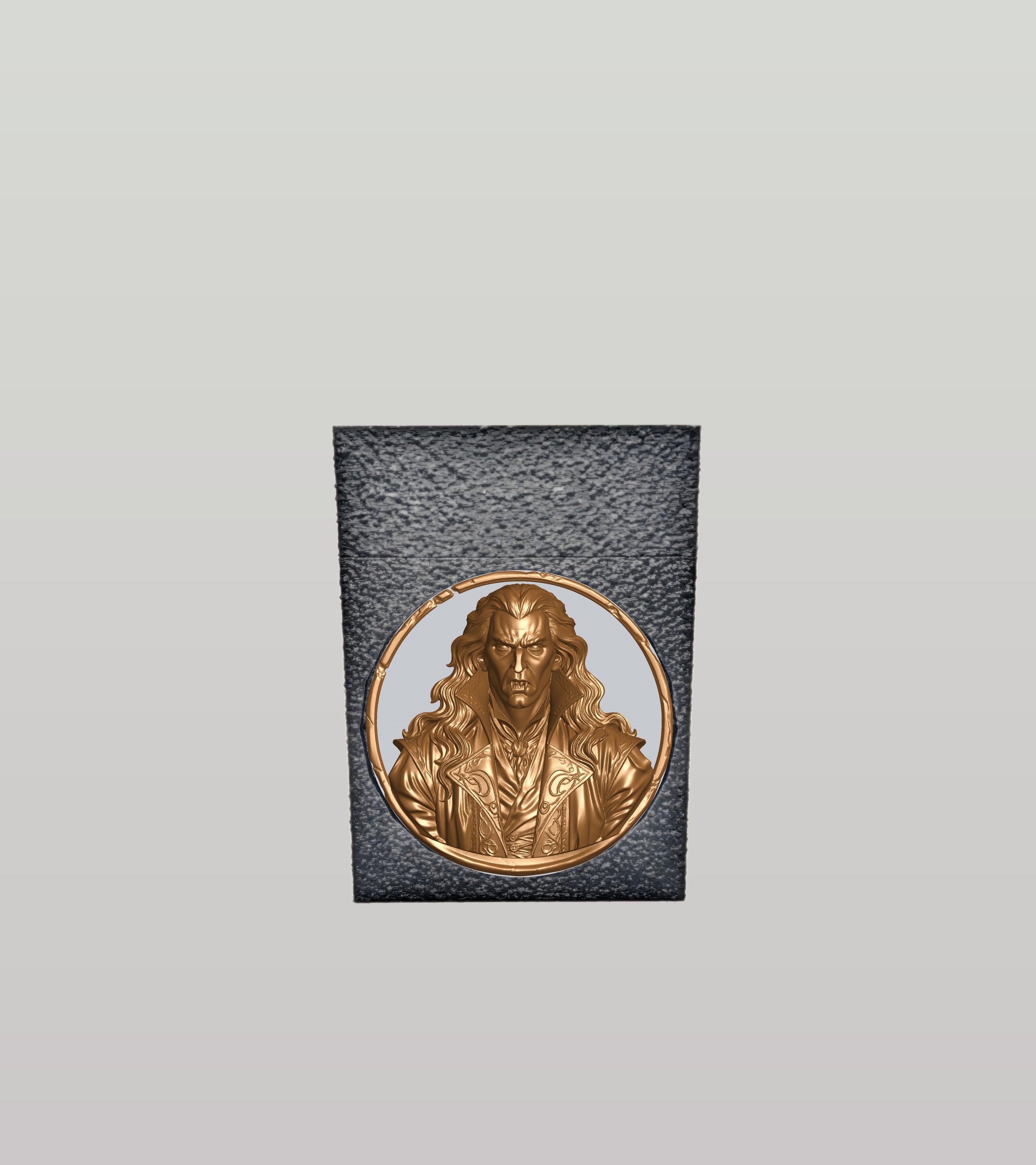Gothic Vampire Card Box — Black