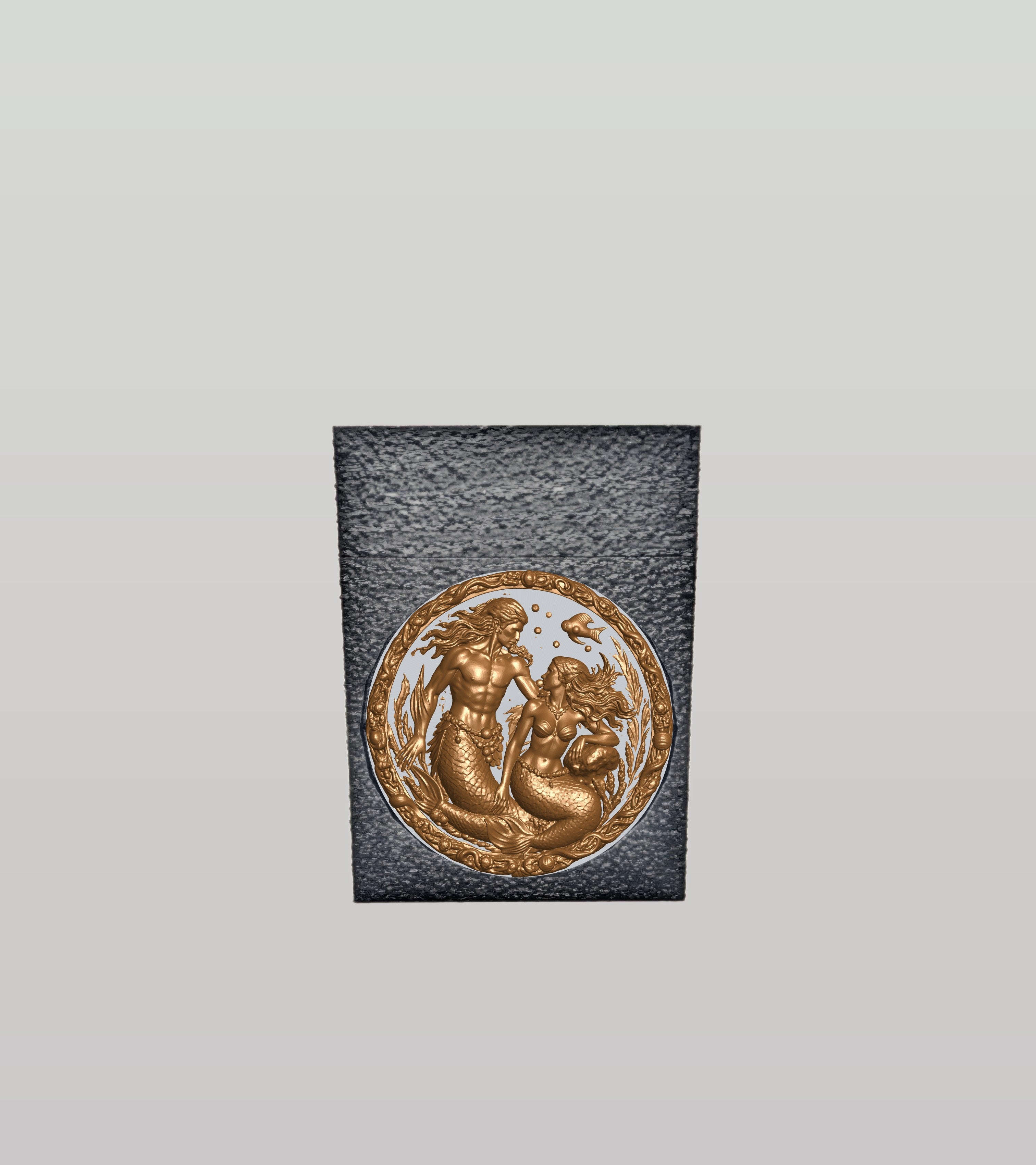 Merfolk Card Box — Black