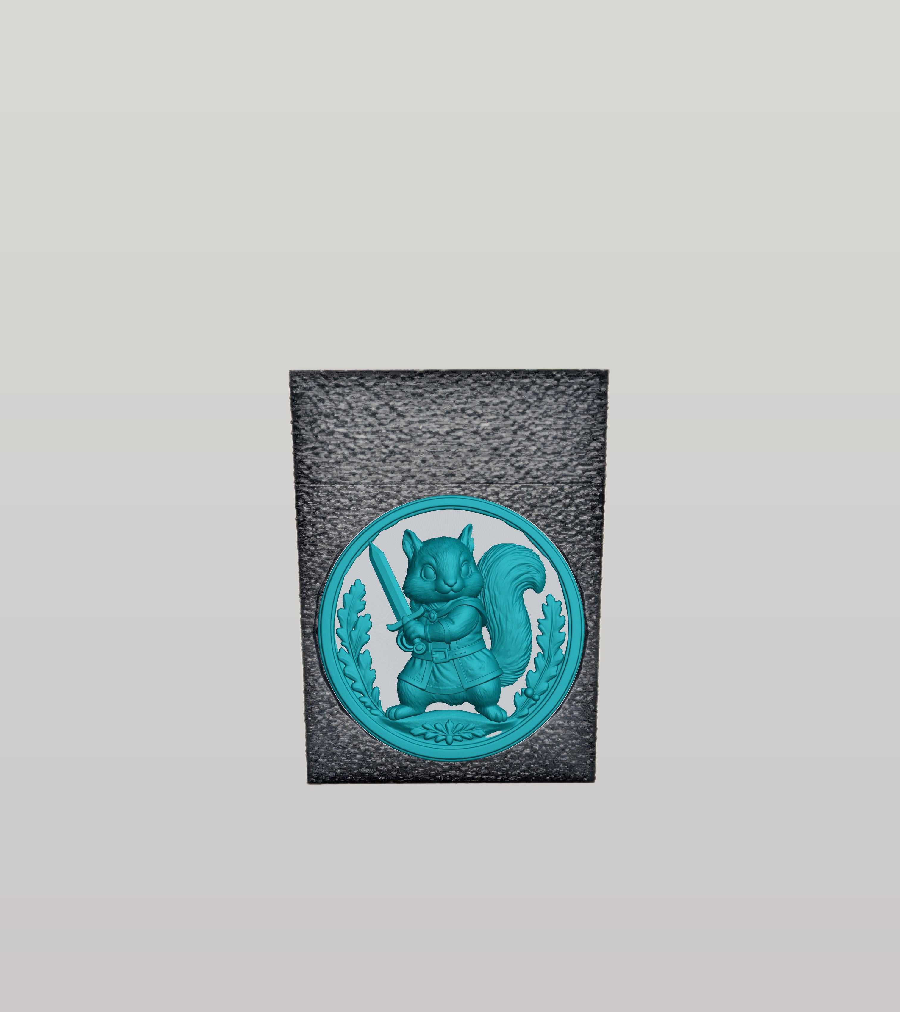 Squirrel Card Box — Black