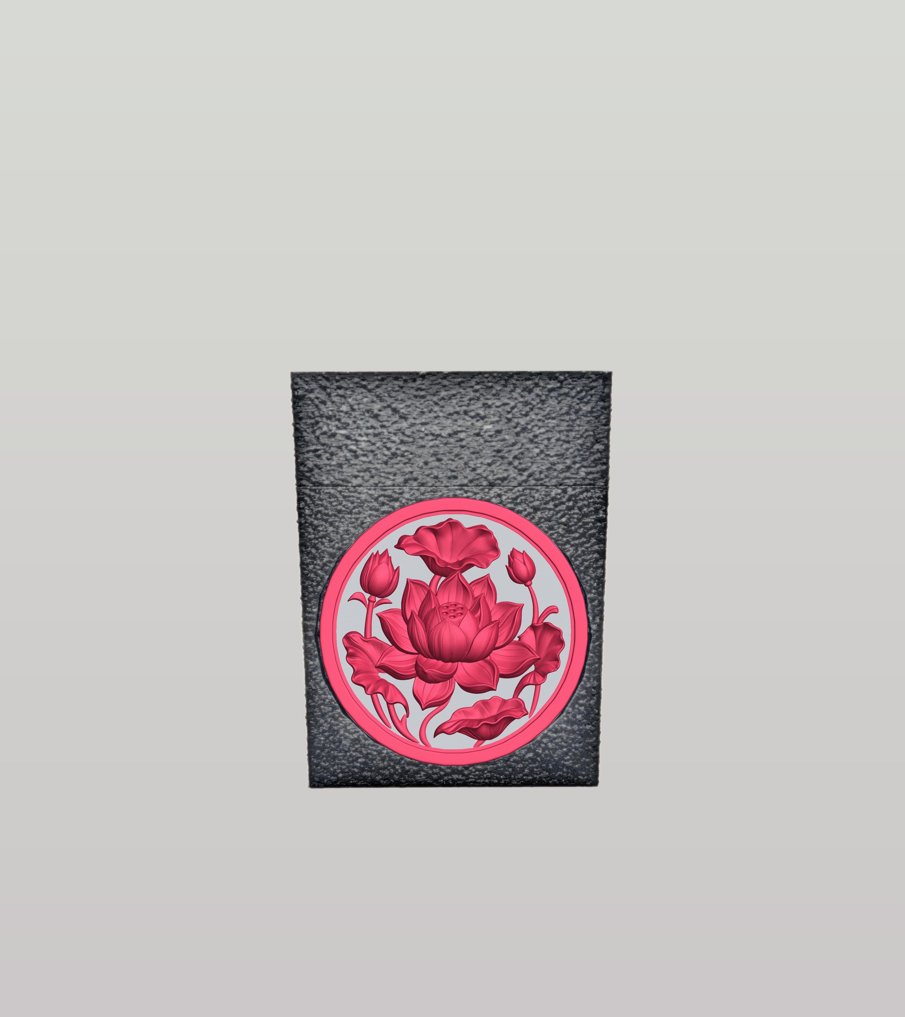 Lotus Card Box — Black