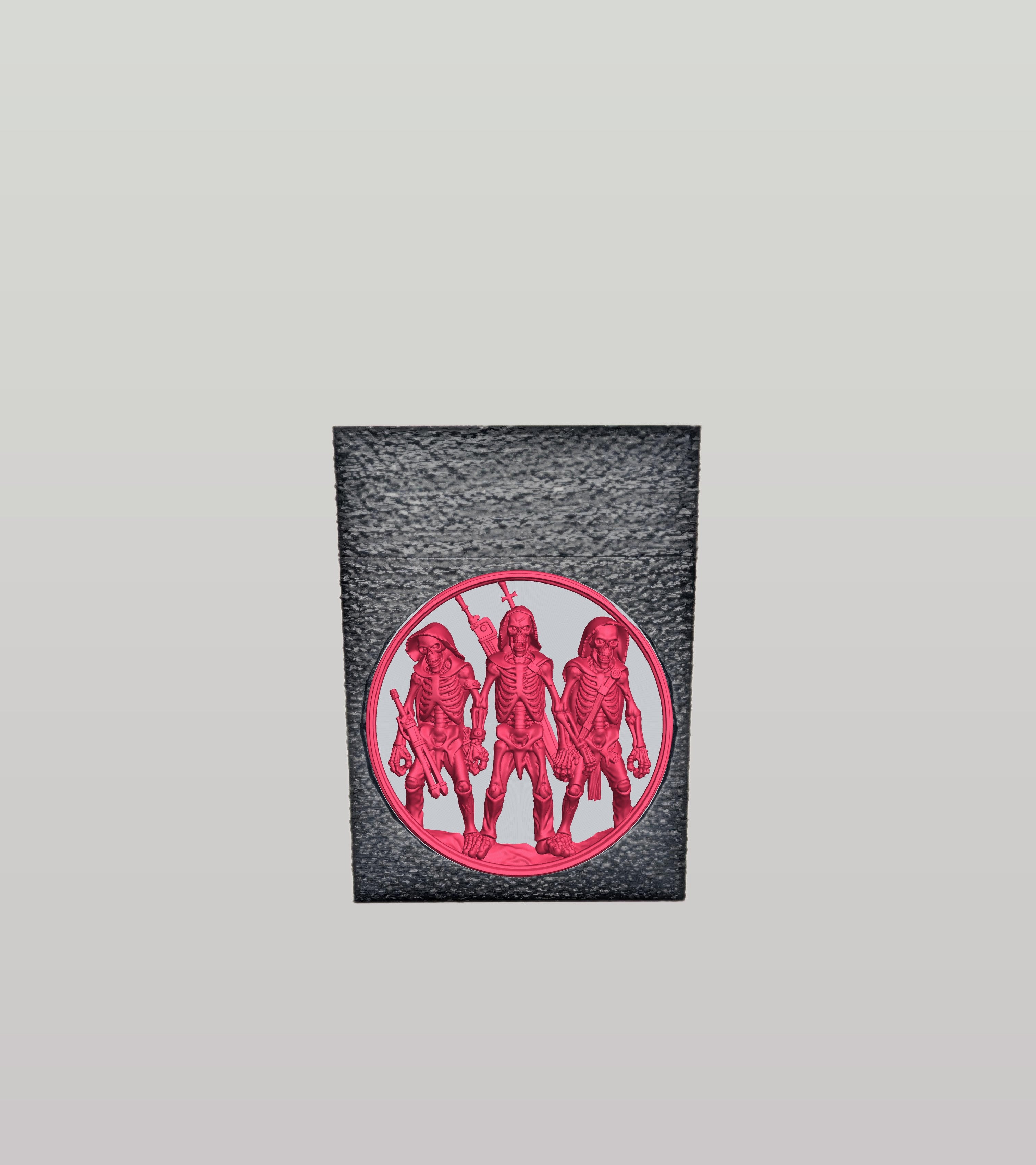 Skeleton Army Card Box — Black