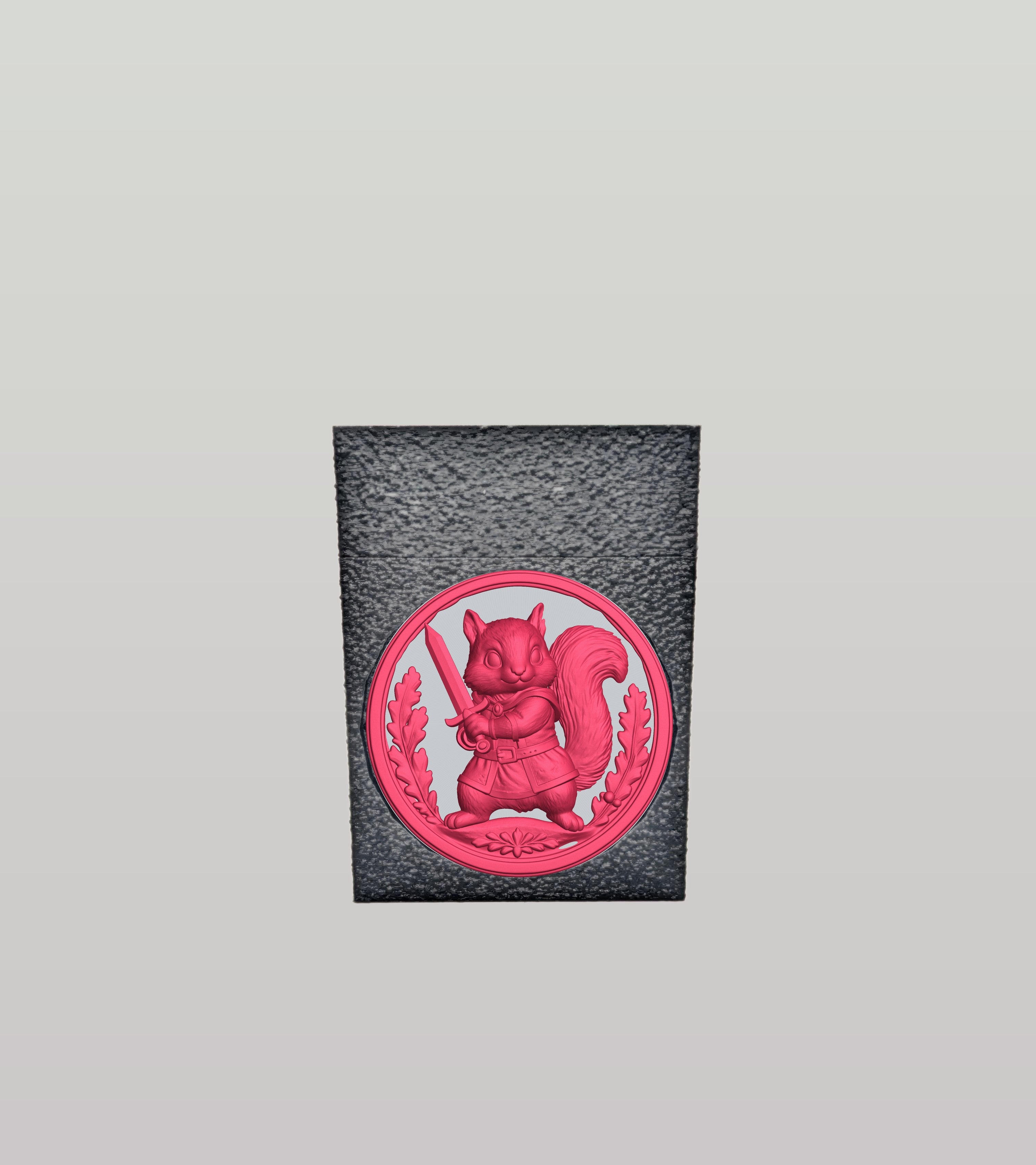Squirrel Card Box — Black