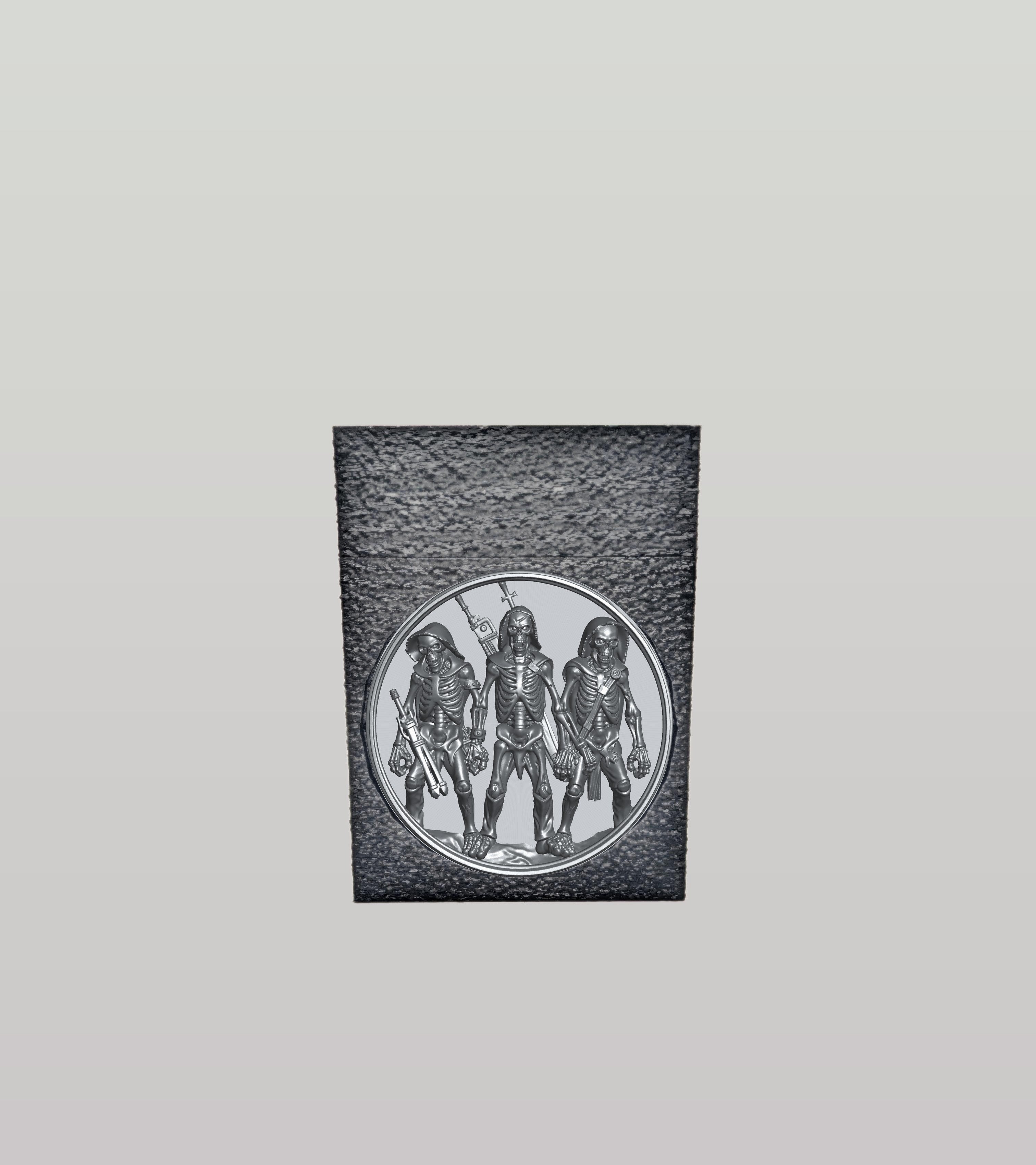 Skeleton Army Card Box — Black