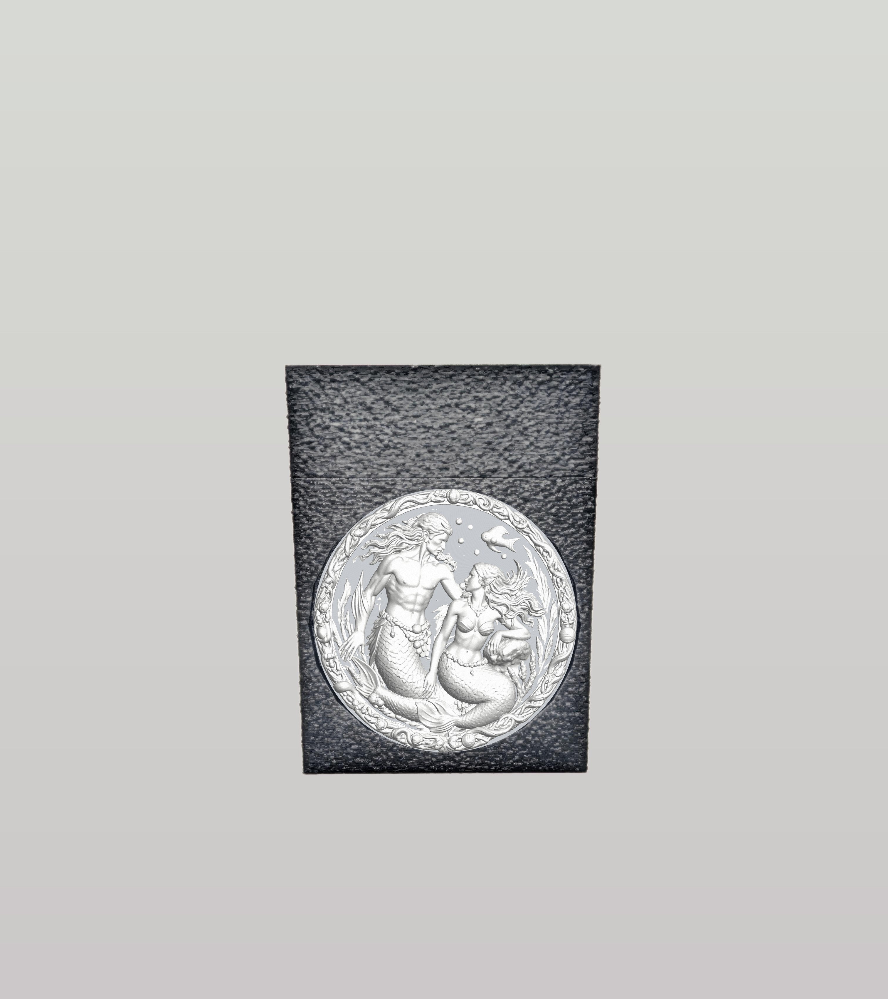 Merfolk Card Box — Black