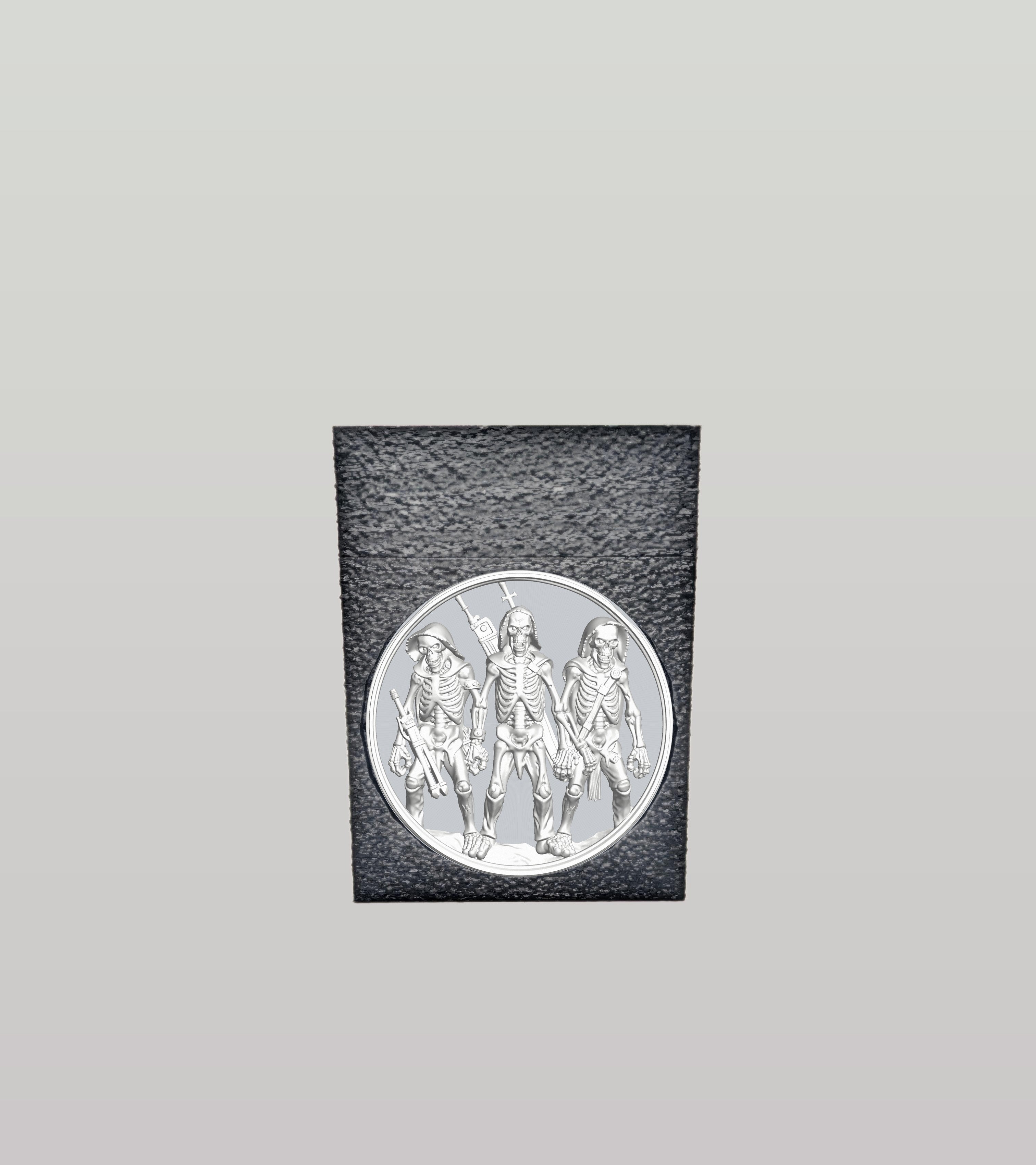 Skeleton Army Card Box — Black