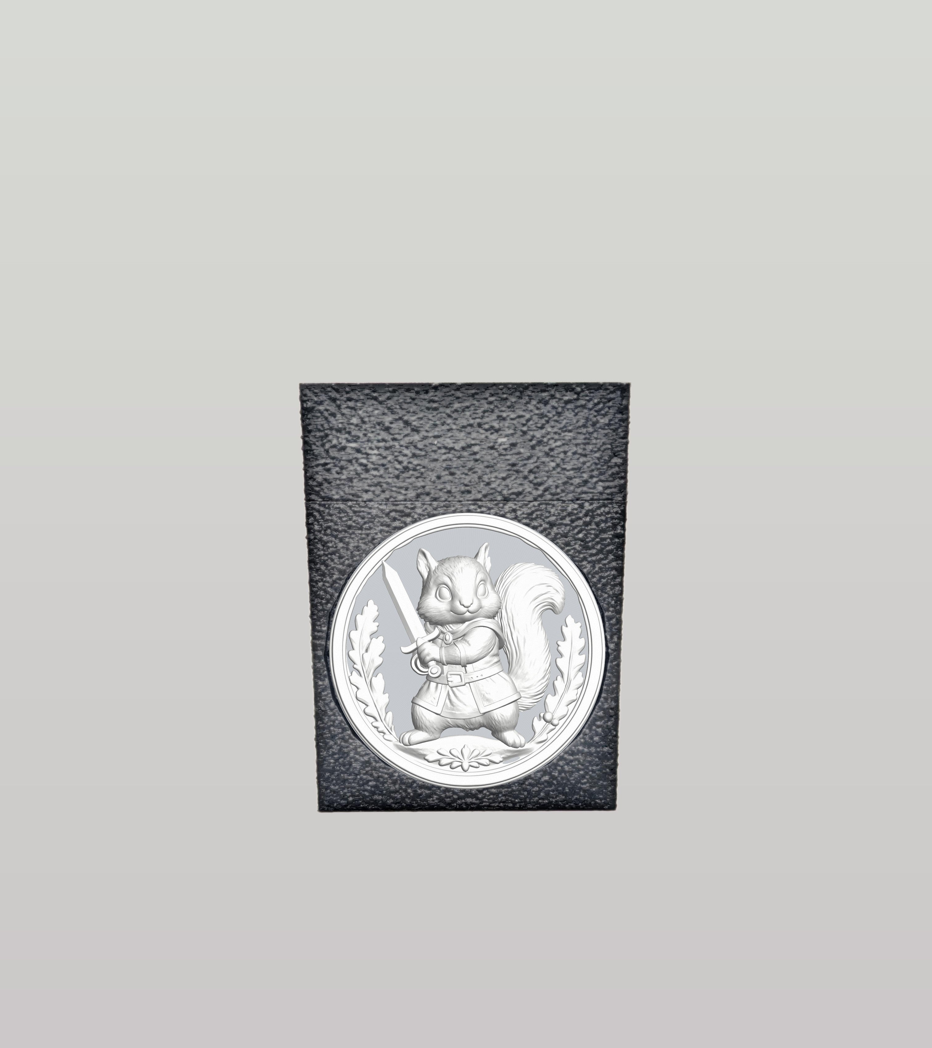 Squirrel Card Box — Black