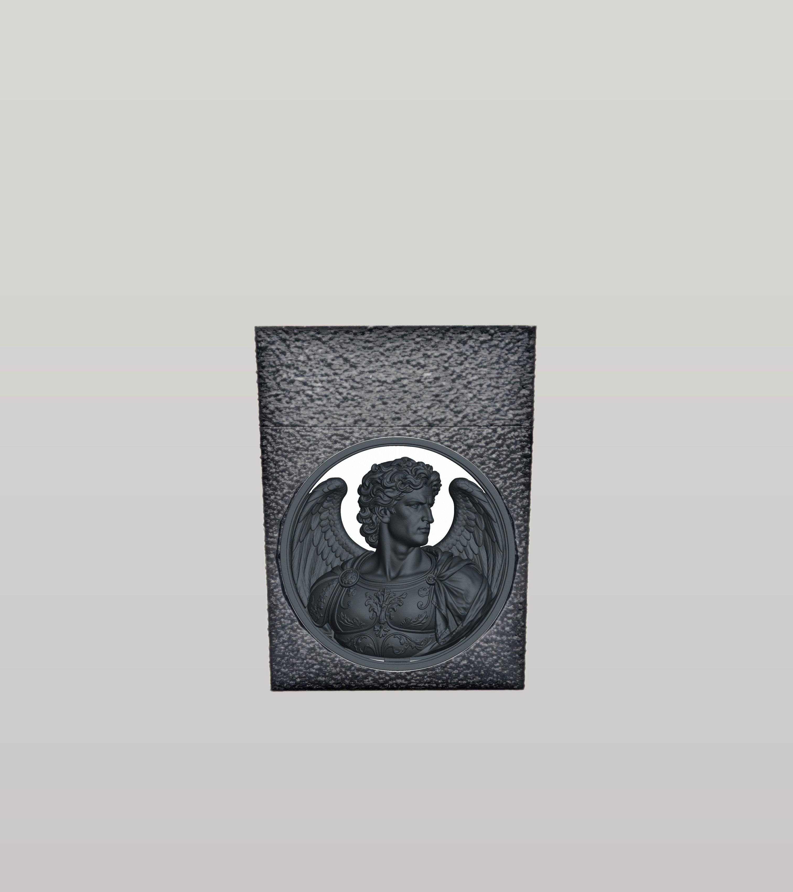 Angel Card Box — Black