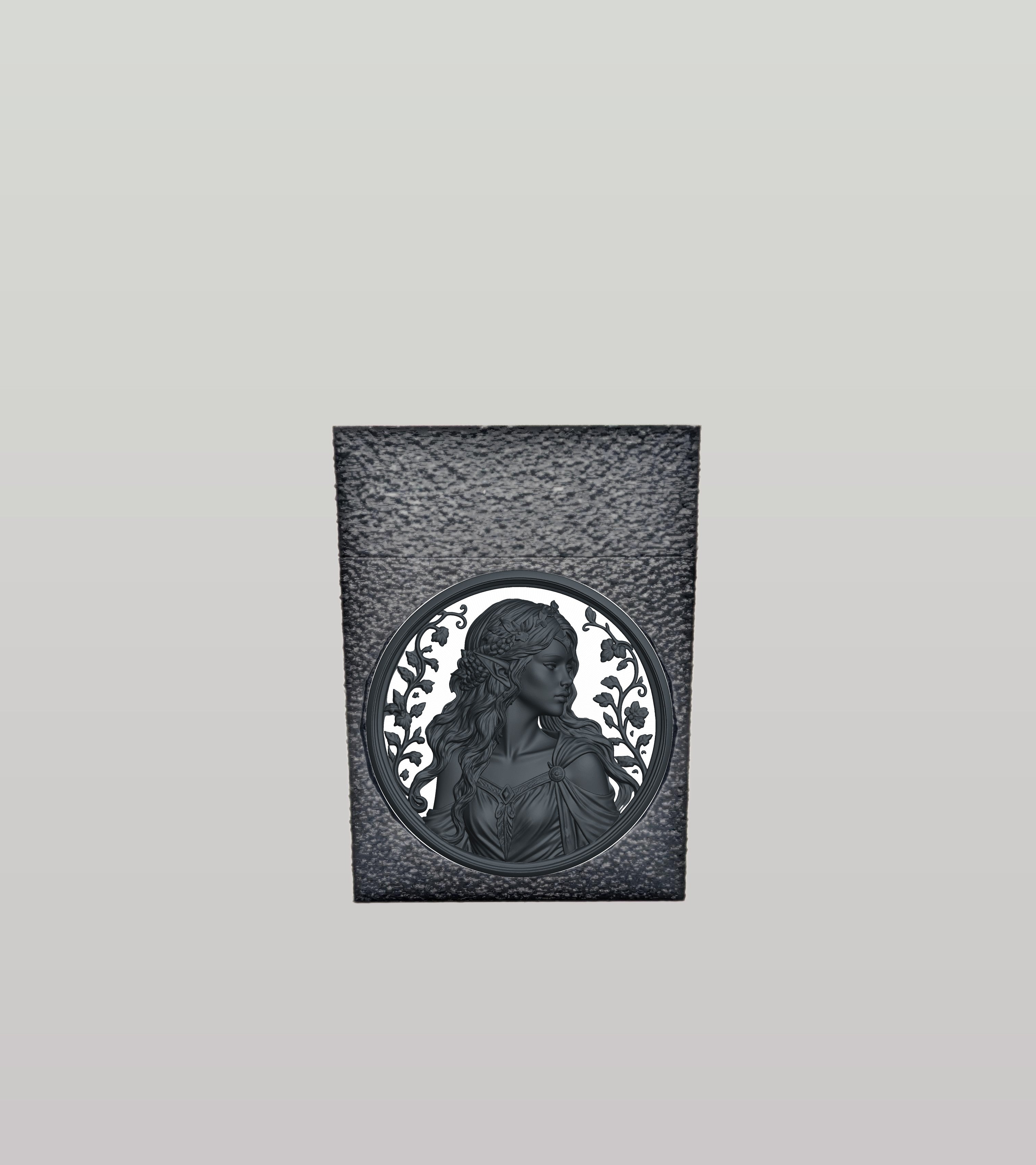 Elf Maiden Card Box — Black