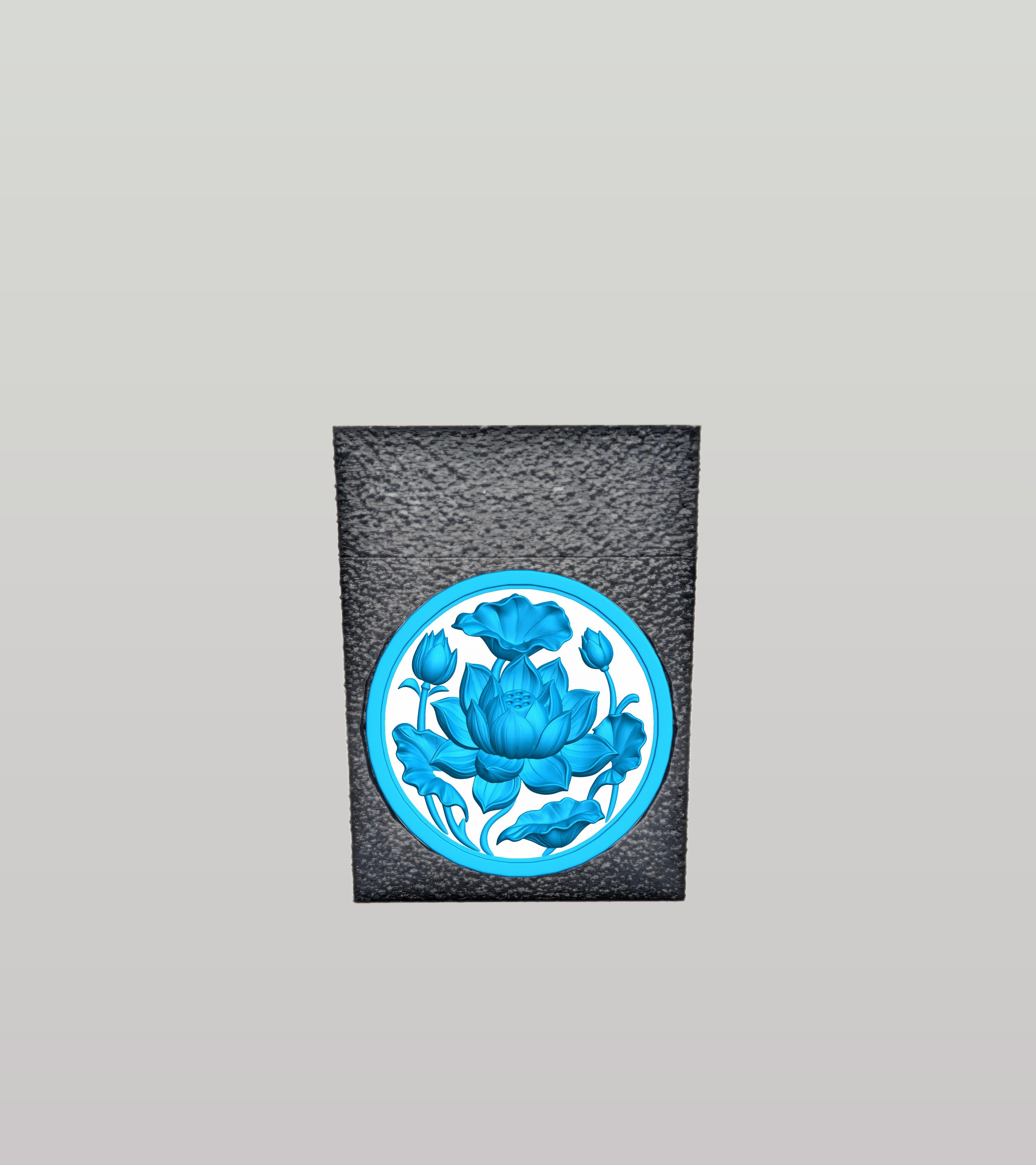 Lotus Card Box — Black
