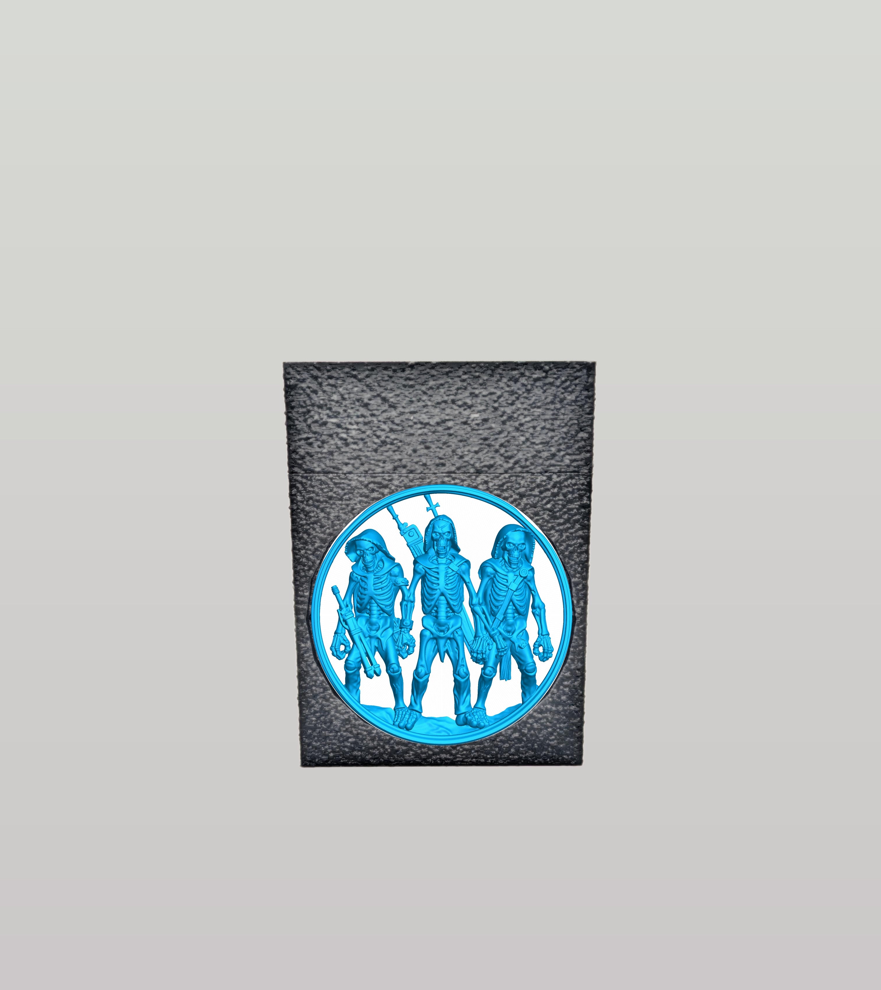 Skeleton Army Card Box — Black