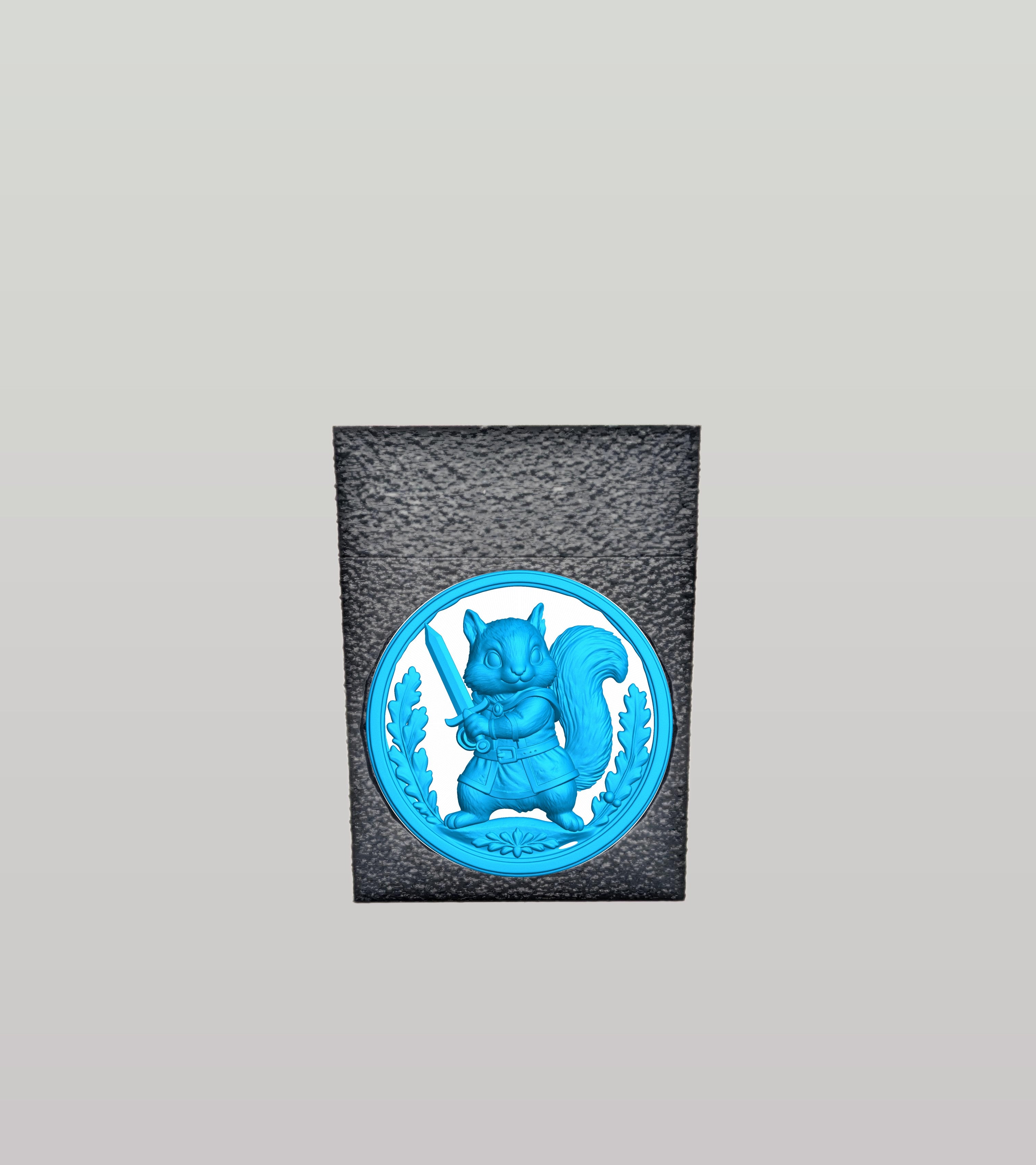Squirrel Card Box — Black