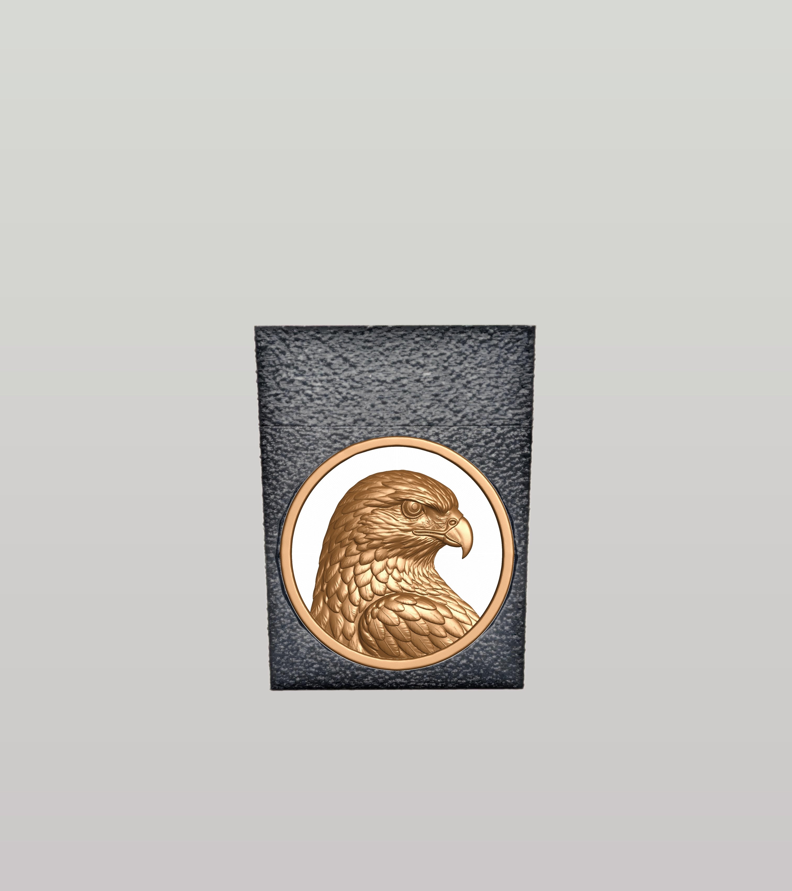 Eagle Card Box — Black