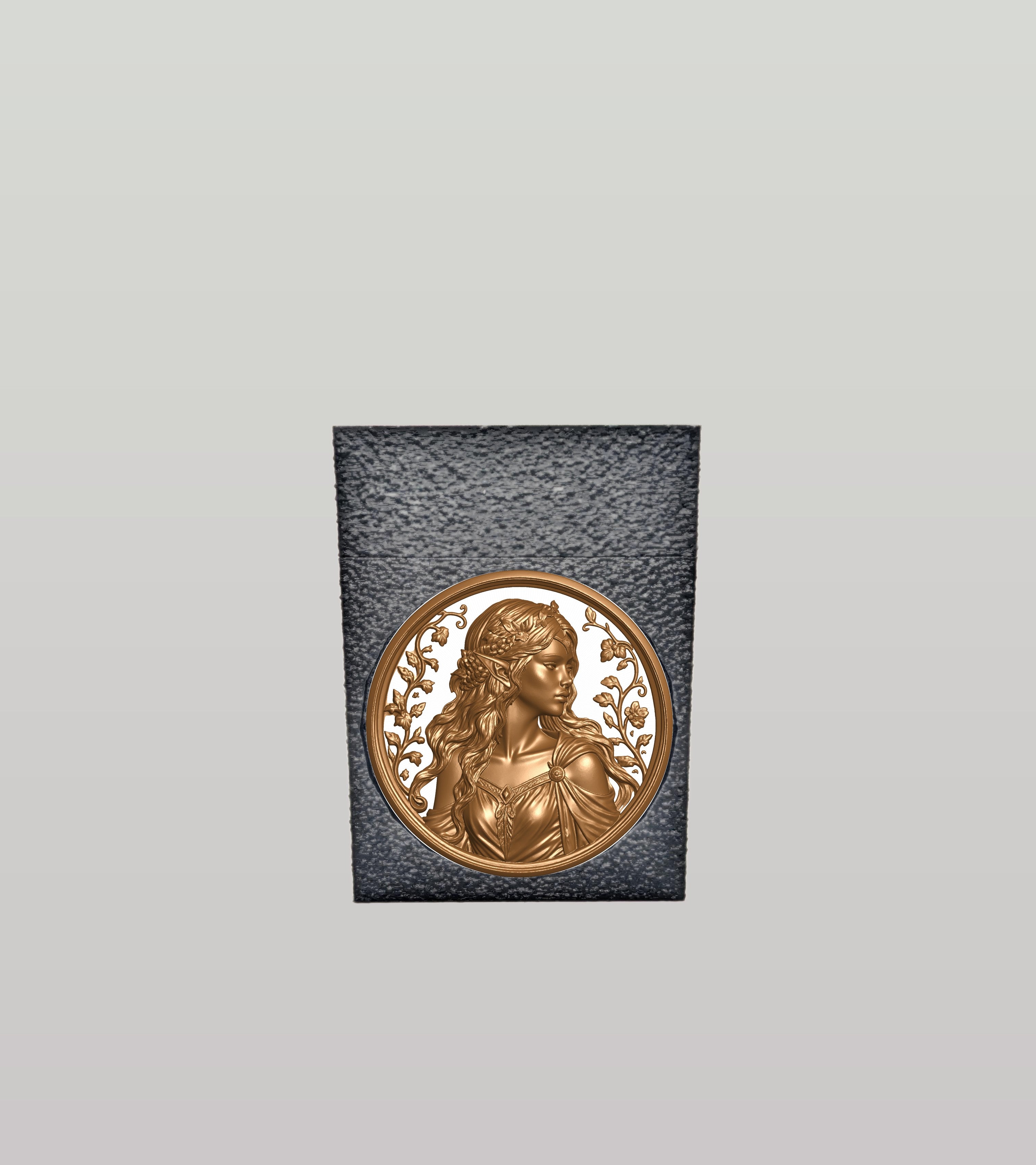 Elf Maiden Card Box — Black