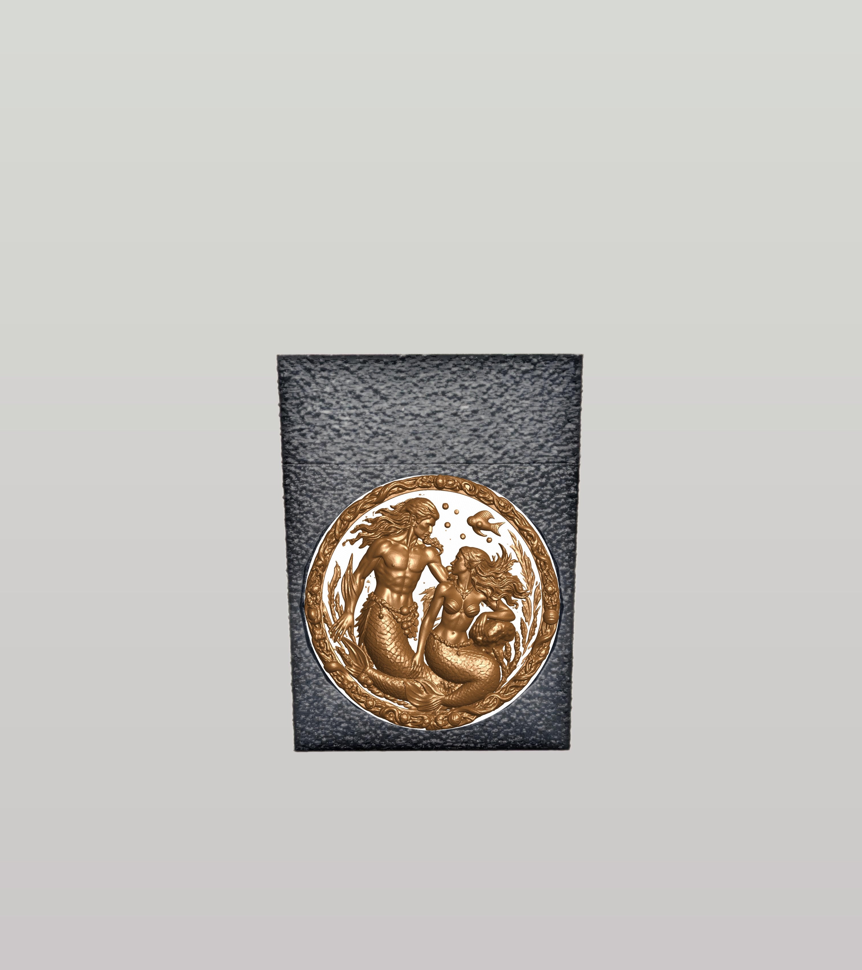 Merfolk Card Box — Black