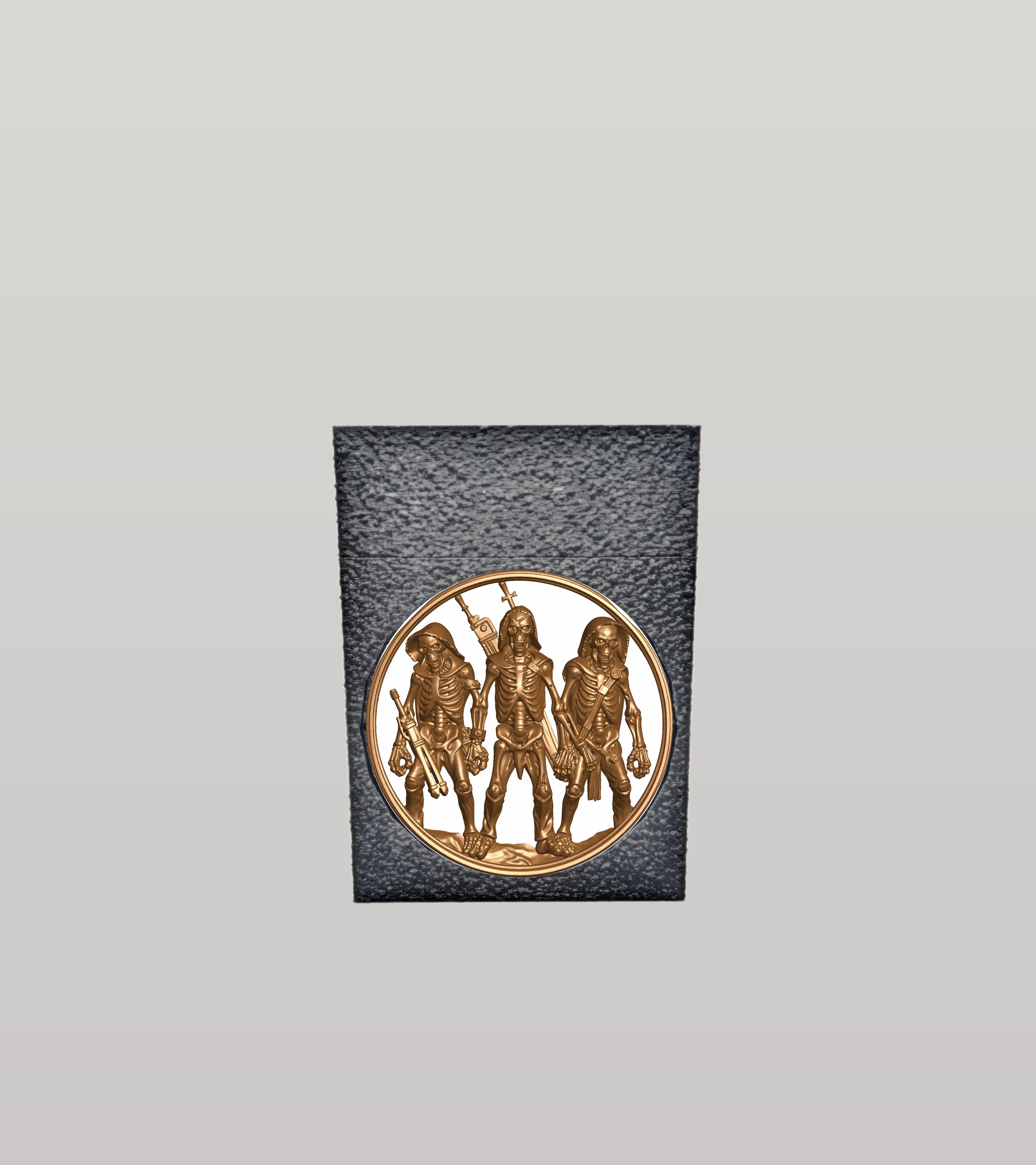 Skeleton Army Card Box — Black