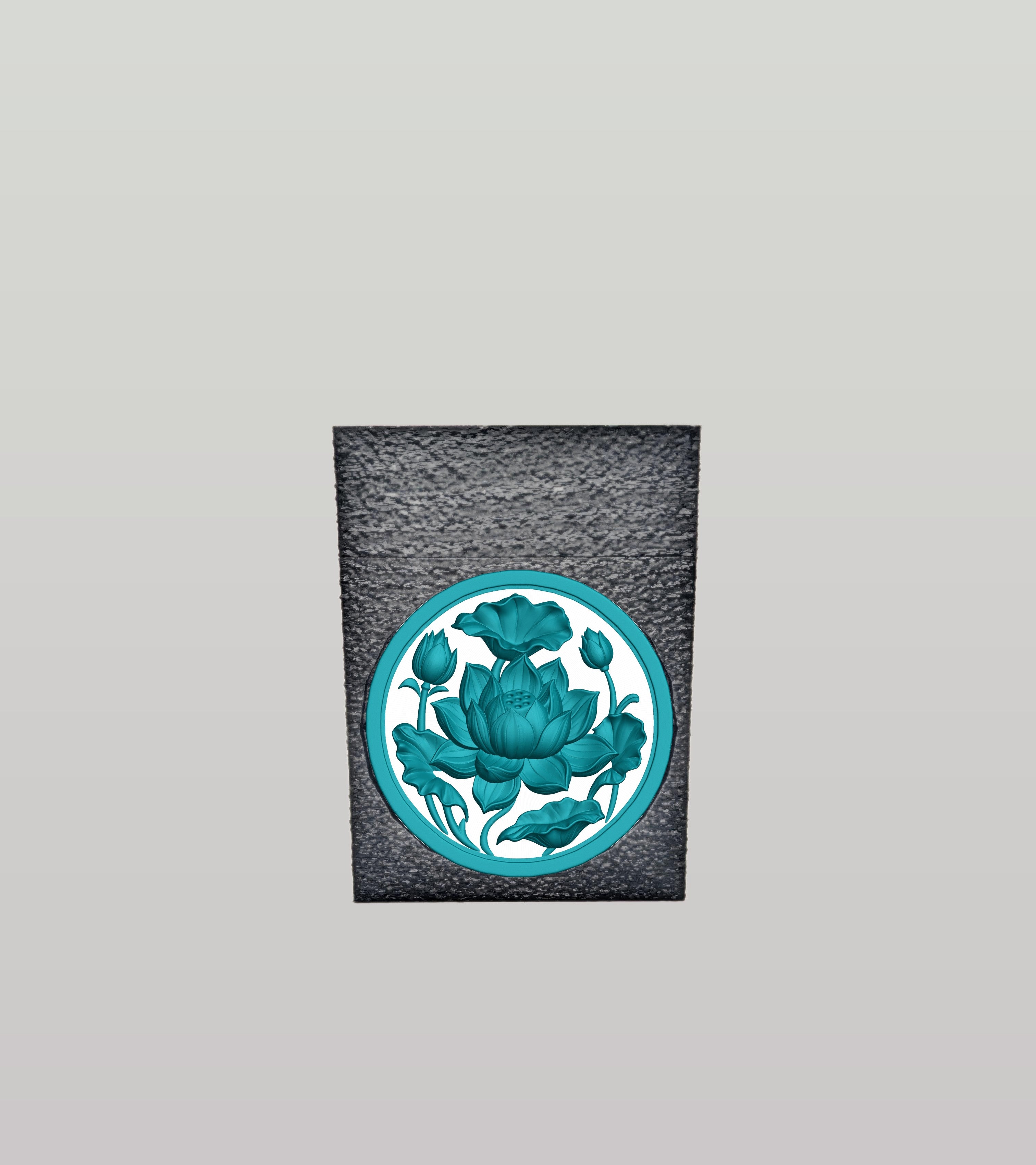 Lotus Card Box — Black