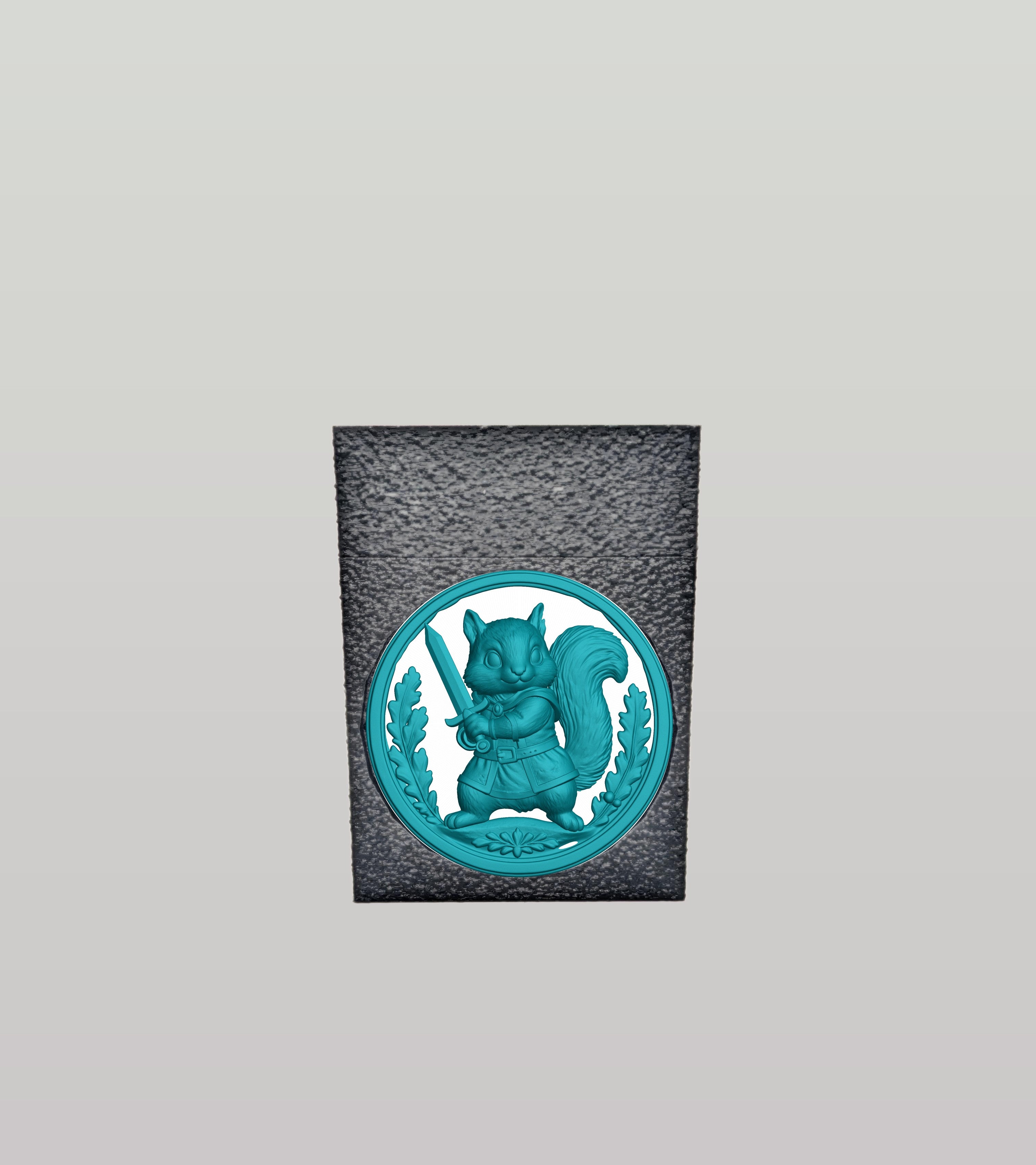 Squirrel Card Box — Black