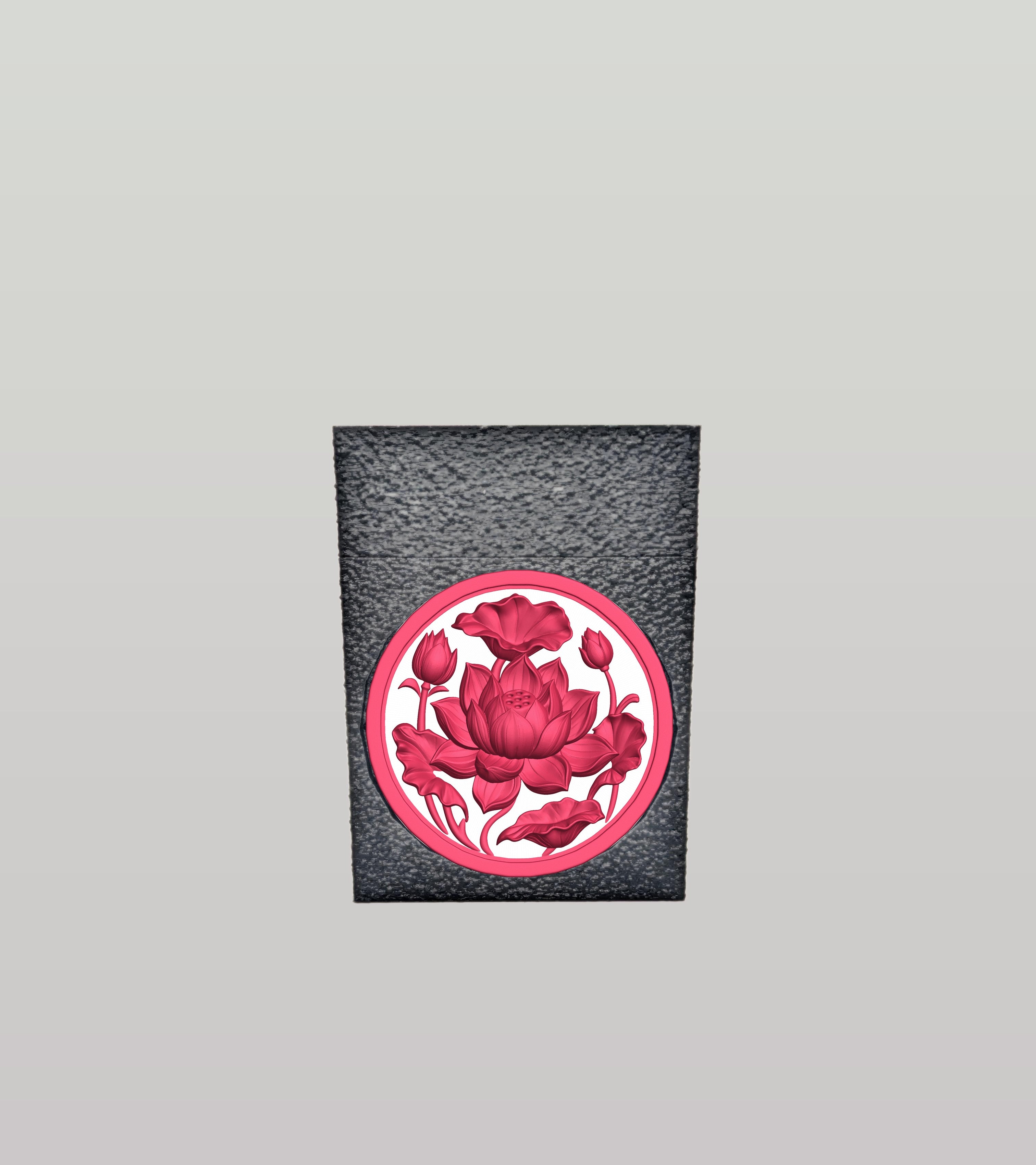Lotus Card Box — Black