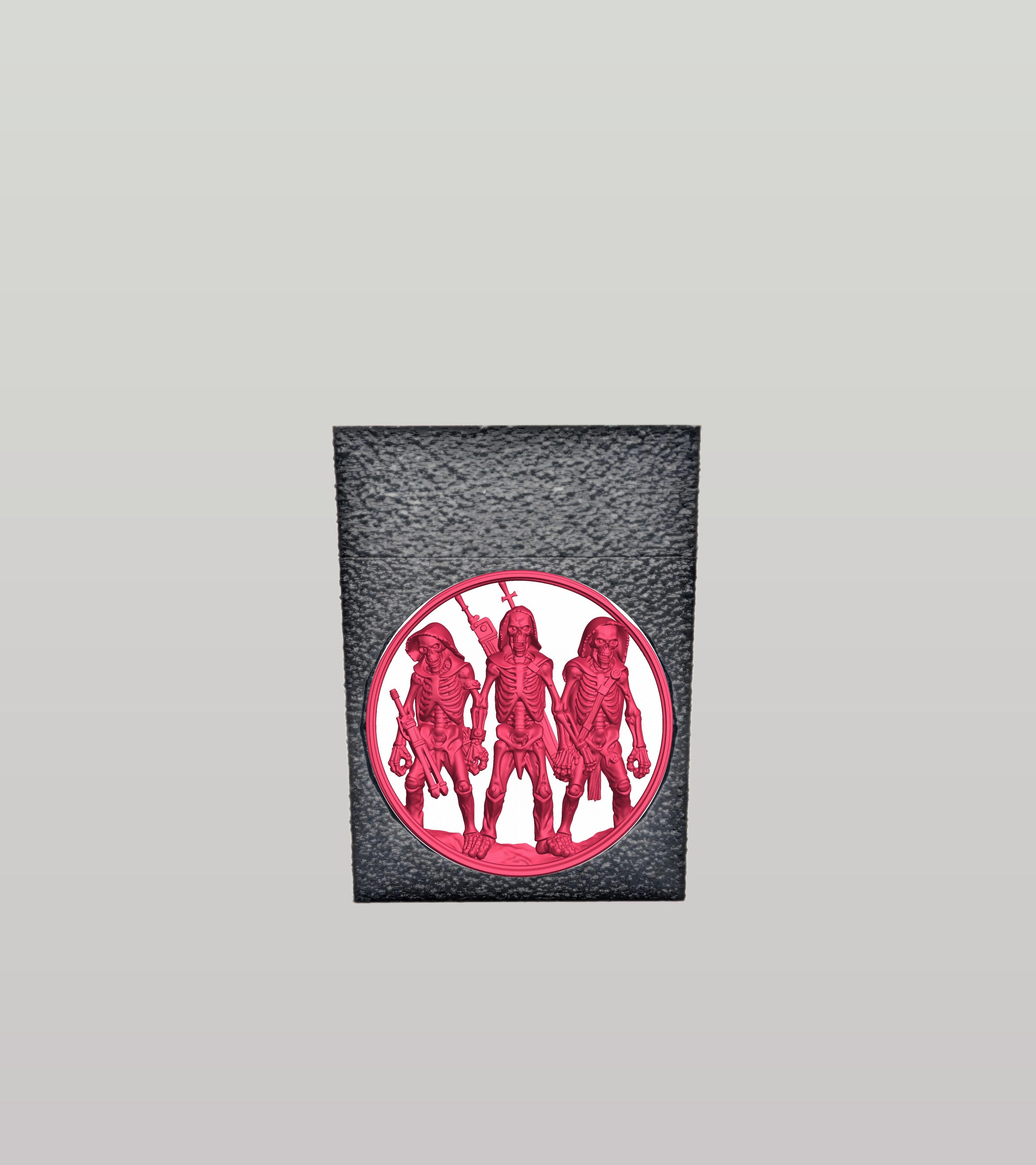 Skeleton Army Card Box — Black