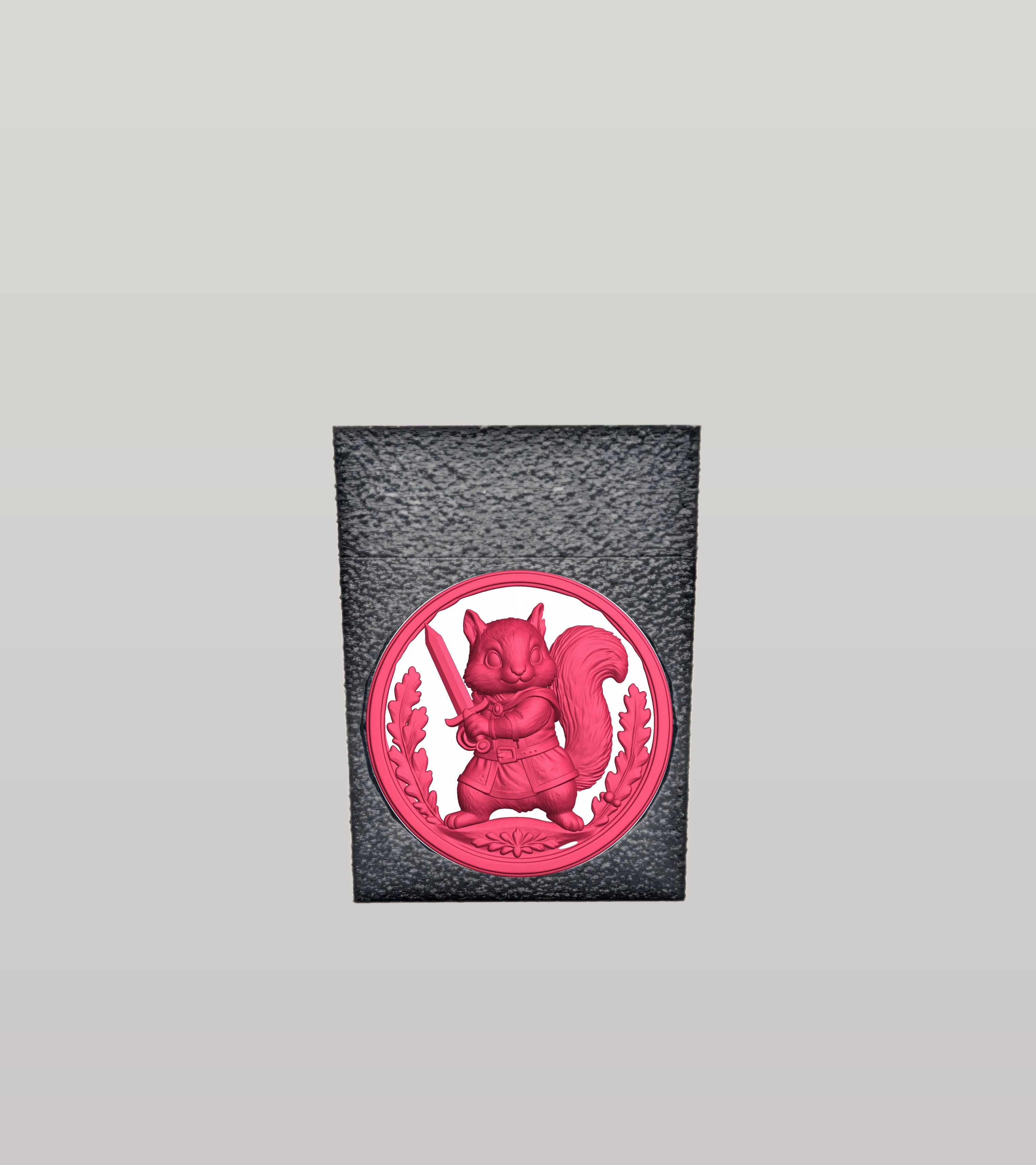Squirrel Card Box — Black