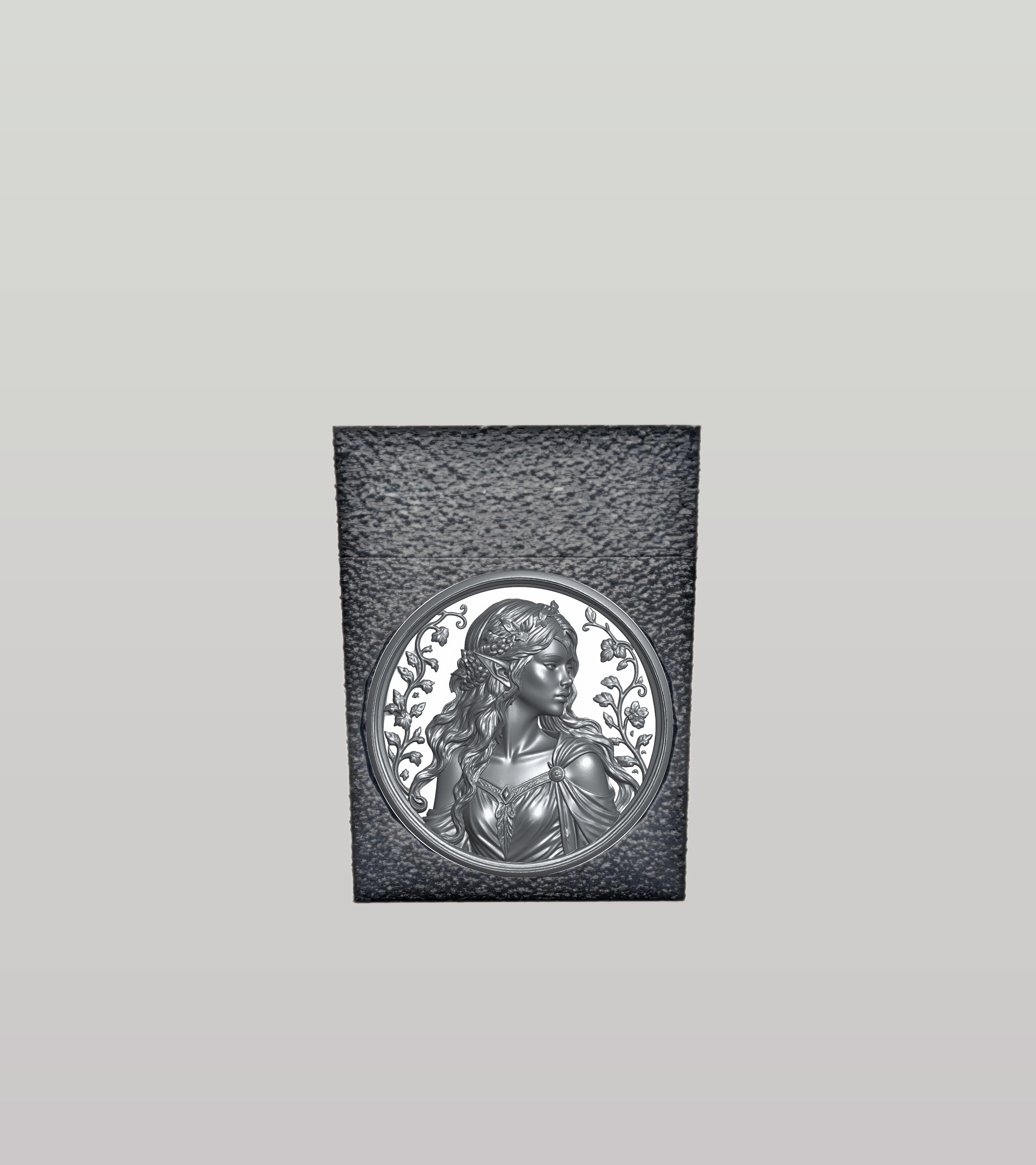 Elf Maiden Card Box — Black