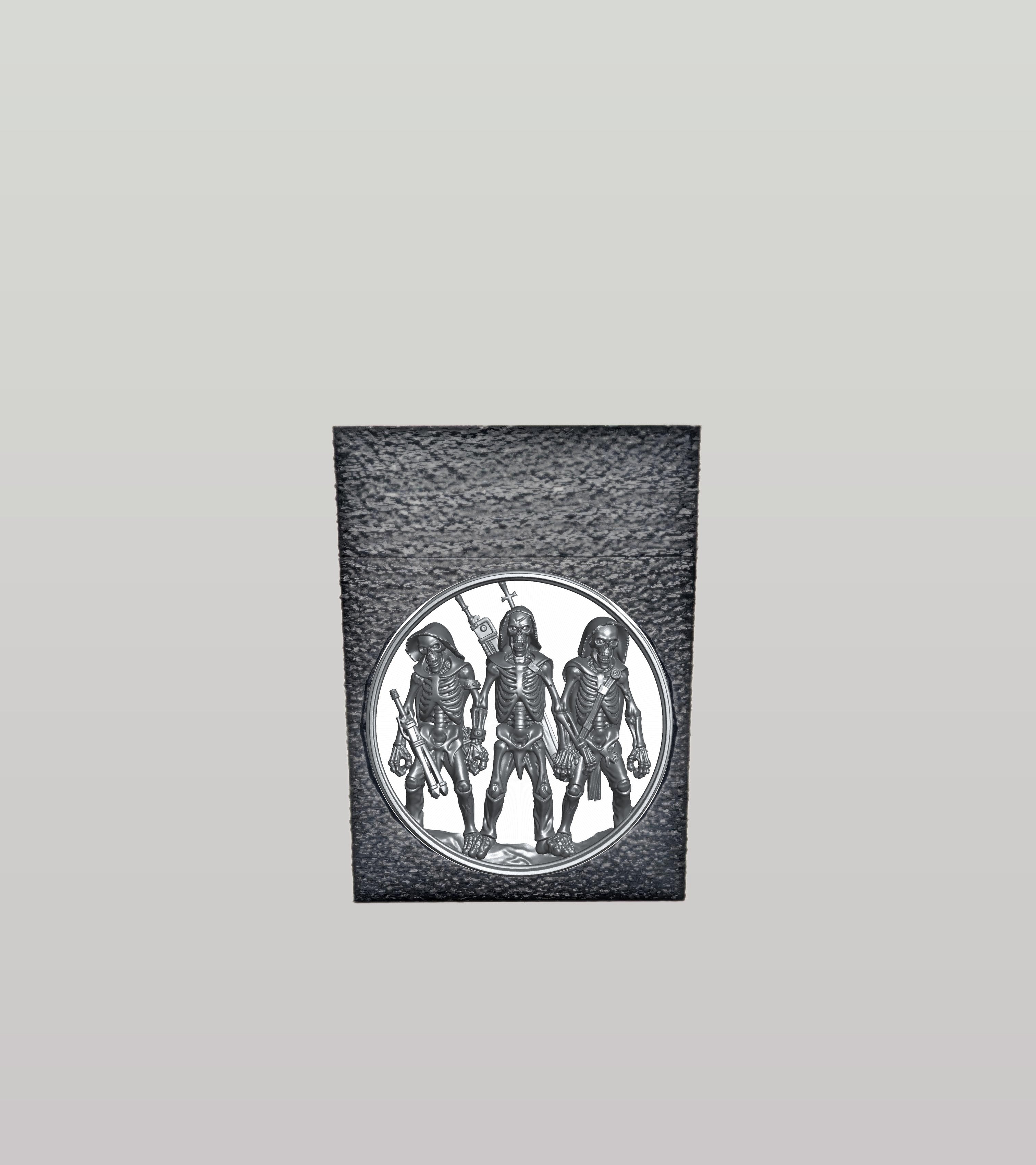 Skeleton Army Card Box — Black