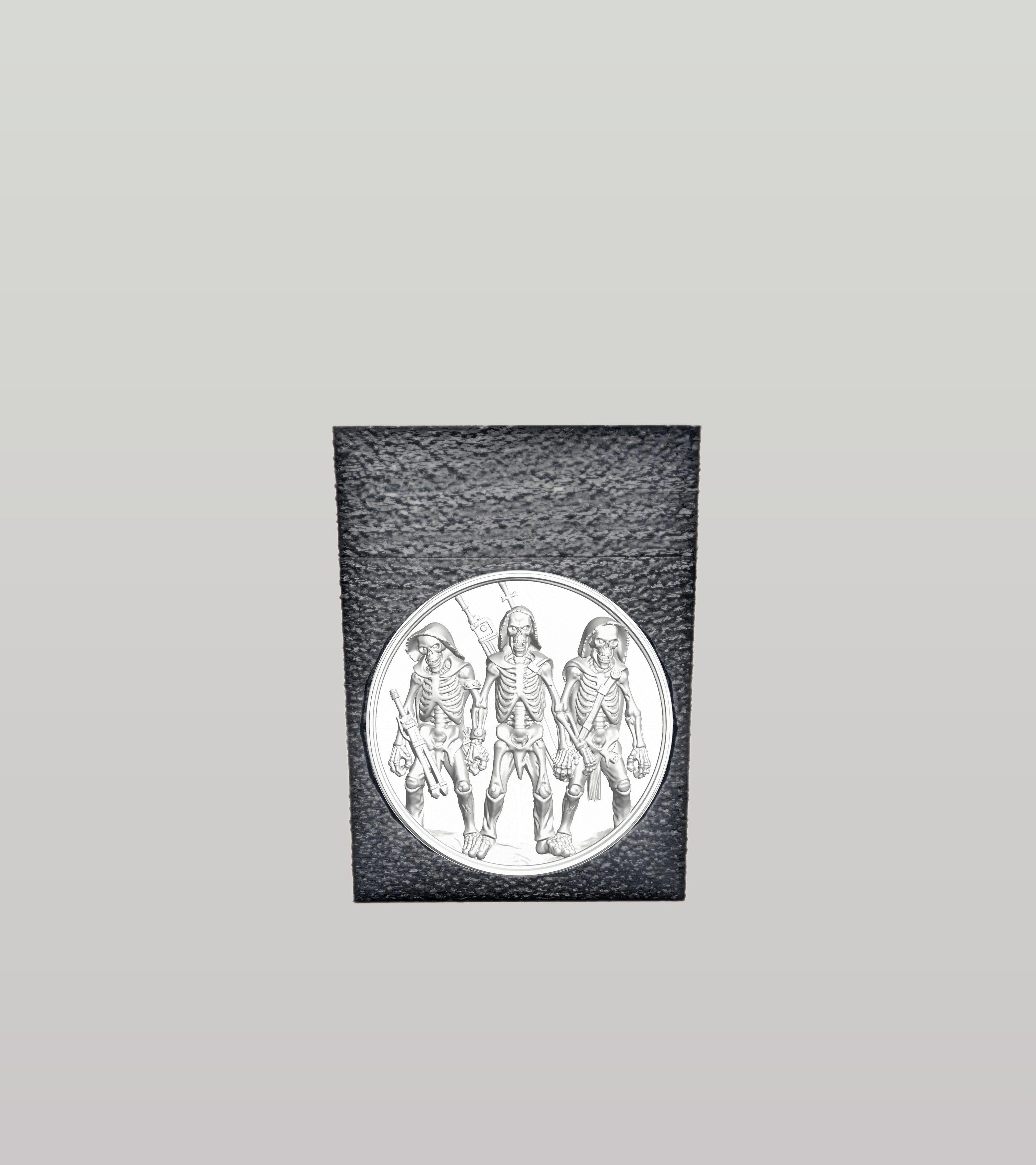 Skeleton Army Card Box — Black
