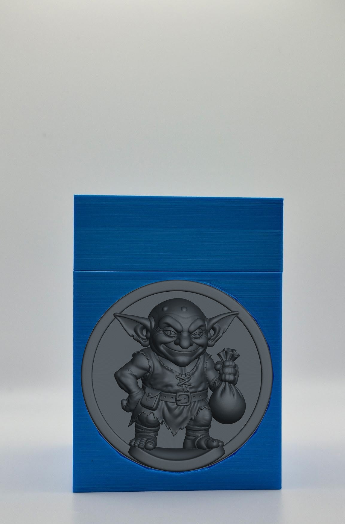 Greedy Goblin Card Box — Blue