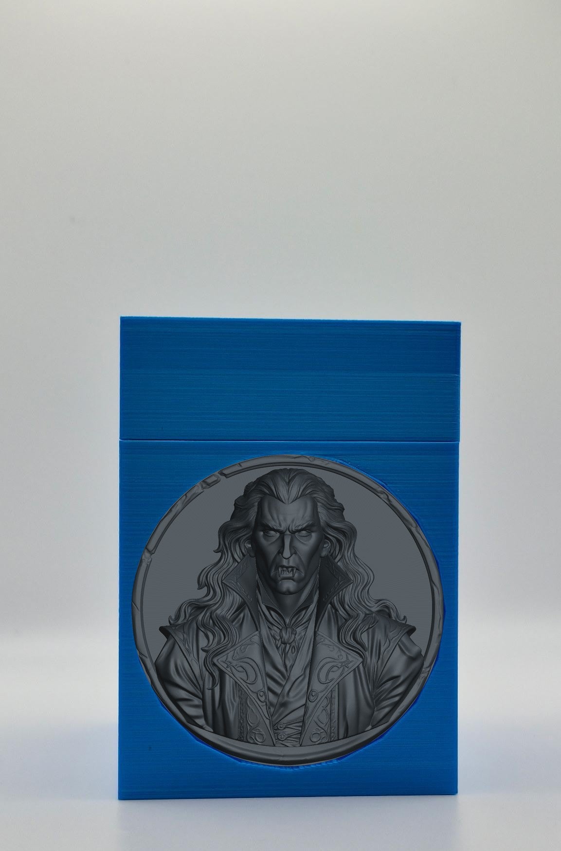 Gothic Vampire Card Box — Blue
