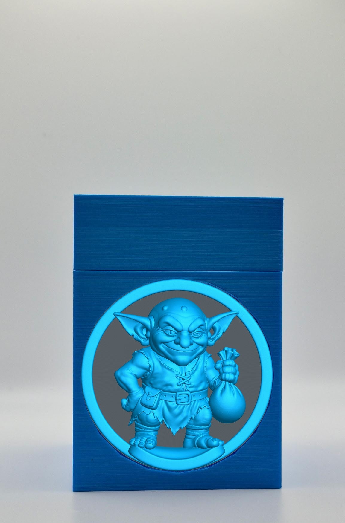 Greedy Goblin Card Box — Blue