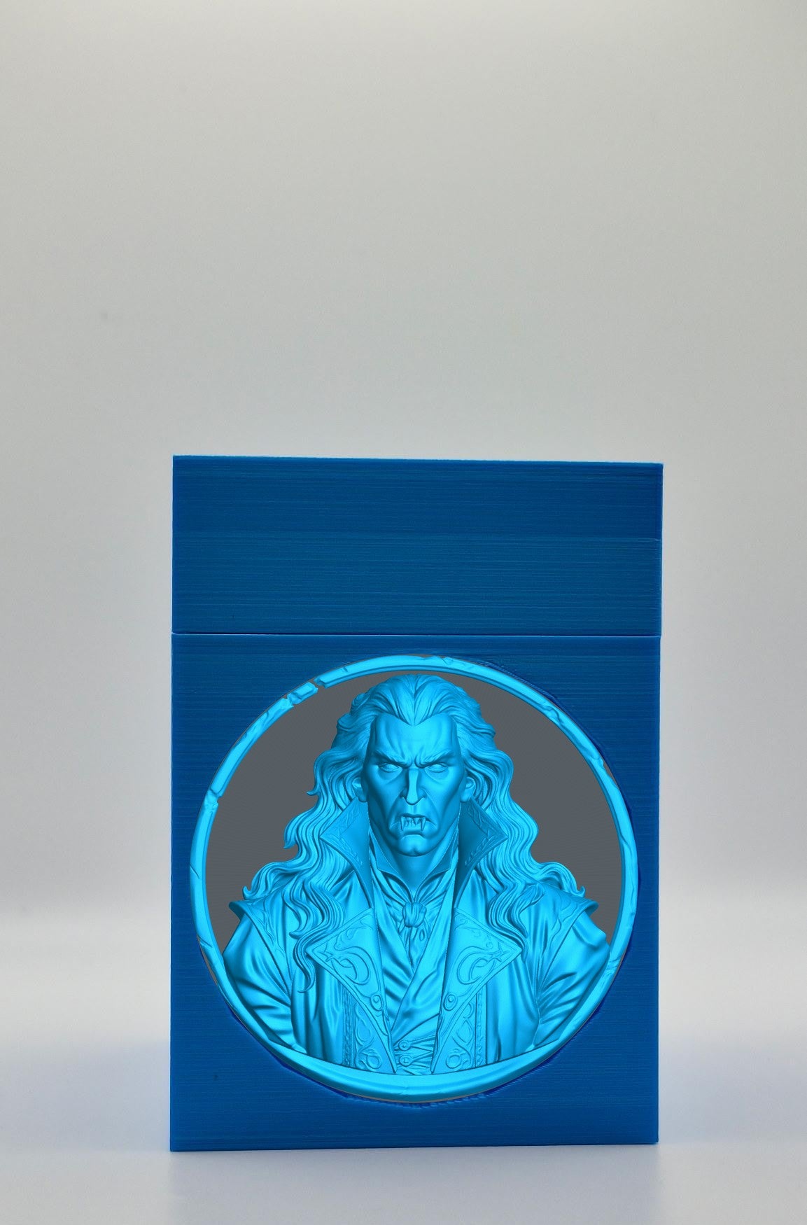 Gothic Vampire Card Box — Blue